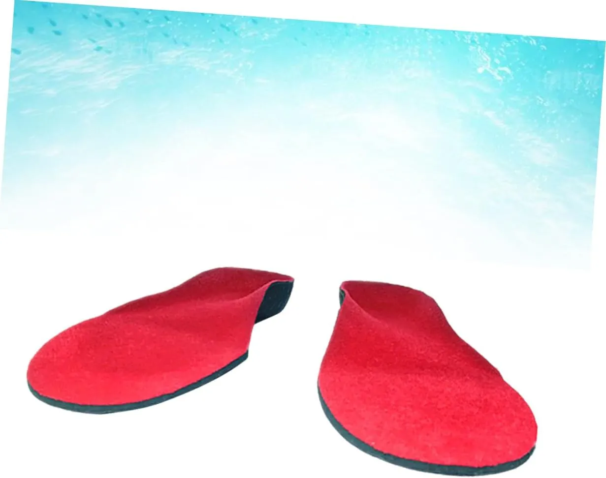 1 Pair Shoes Pad for Flatfoot Shoe Inserts Over-Pronation Insole Flat Foot Insoles Shoe Pads Arch Pad Orthopedic Insole Arch Support Insole Red Fasciitis Sports Shoes Men and Women/2744