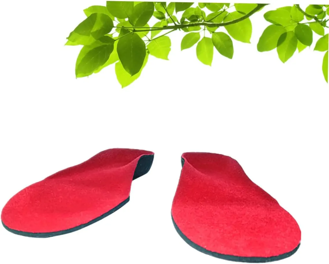 1 Pair Shoes Pad for Flatfoot Shoe Inserts Over-Pronation Insole Flat Foot Insoles Shoe Pads Arch Pad Orthopedic Insole Arch Support Insole Red Fasciitis Sports Shoes Men and Women/2744