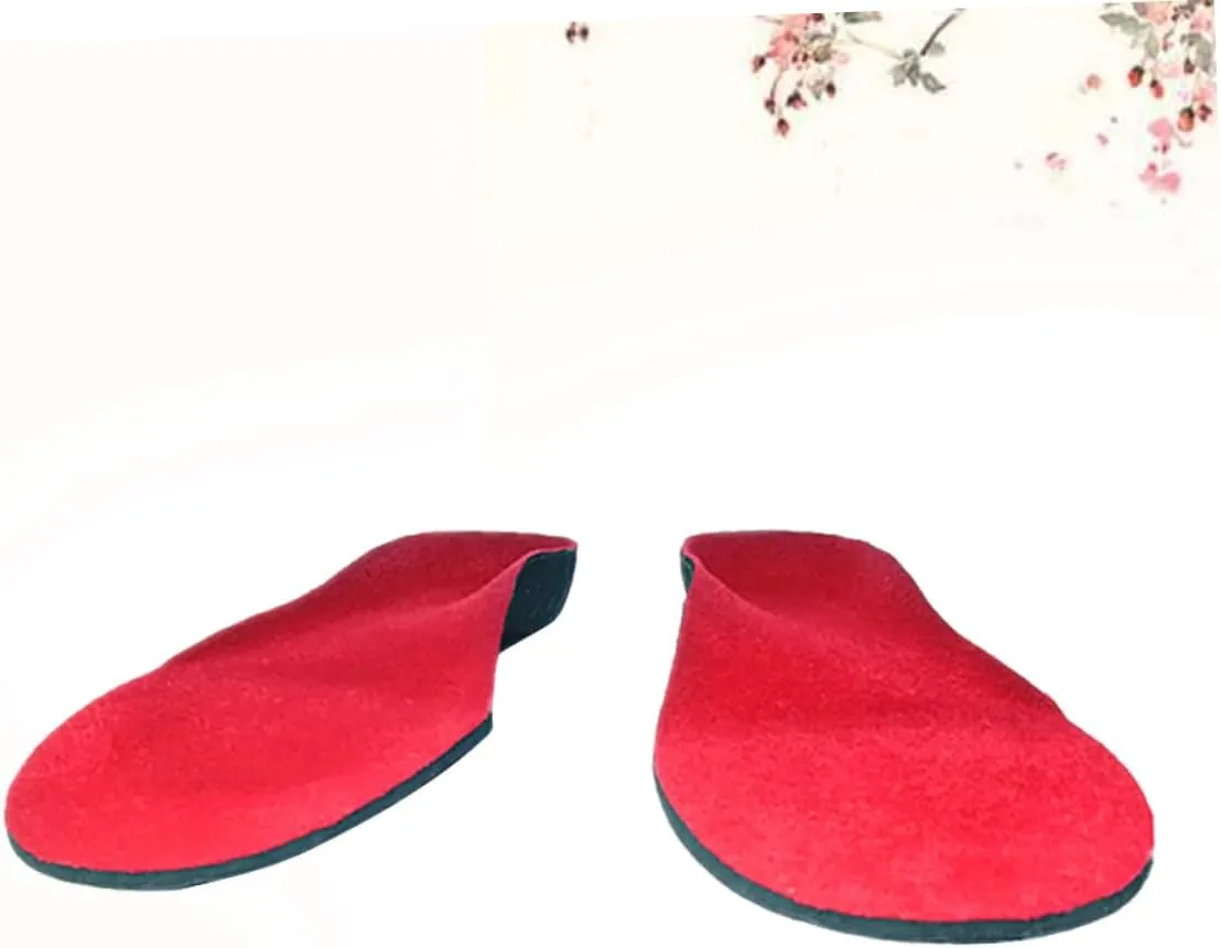 1 Pair Shoes Pad for Flatfoot Shoe Inserts Over-Pronation Insole Flat Foot Insoles Shoe Pads Arch Pad Orthopedic Insole Arch Support Insole Red Fasciitis Sports Shoes Men and Women/2744