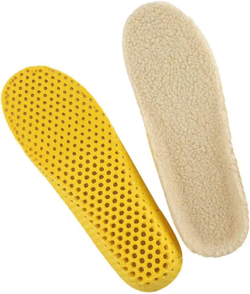 2 Pair Warm Insoles Soft Slippers Breathable Shoes Insert Insoles for Plantar Fasciitis Orthopedic Winter Insoles Cozy Shoe Inserts Arch Support Insoles Arch of Foot Running Shoes/2716