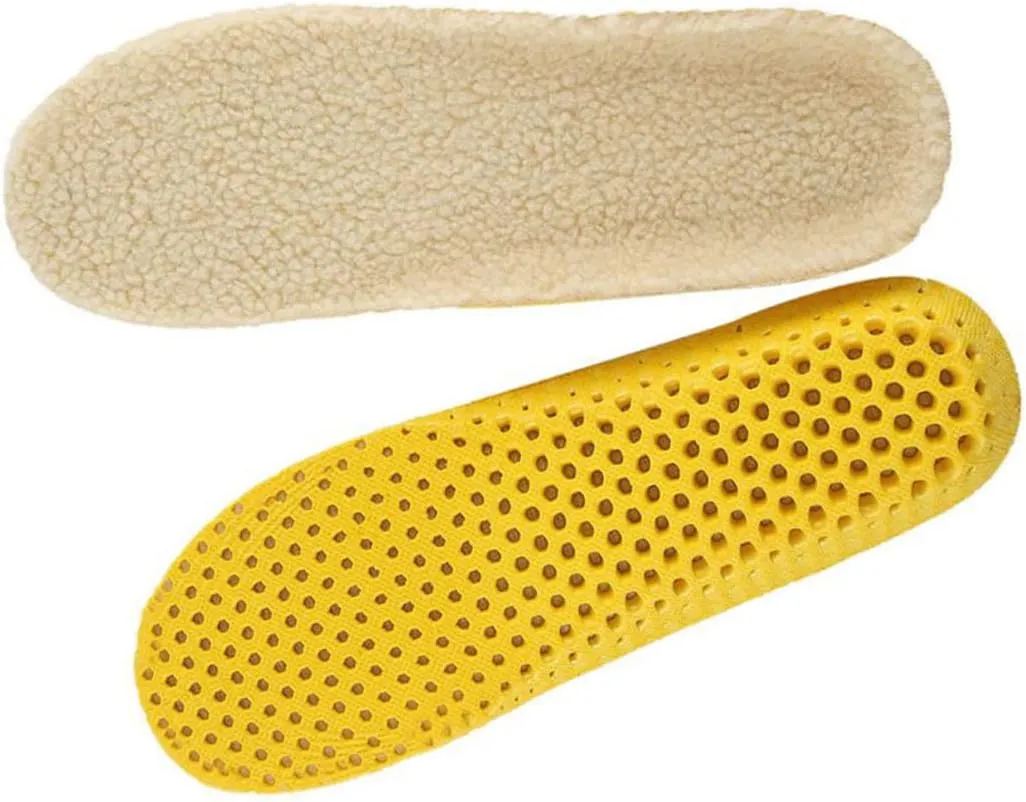 2 Pair Warm Insoles Soft Slippers Breathable Shoes Insert Insoles for Plantar Fasciitis Orthopedic Winter Insoles Cozy Shoe Inserts Arch Support Insoles Arch of Foot Running Shoes/2716
