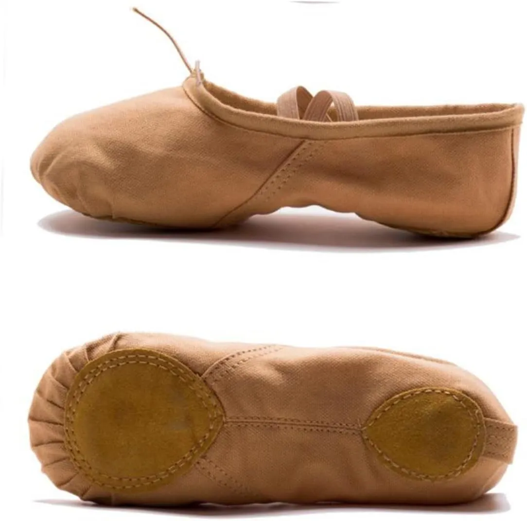 Amosfun Ballet Shoes 3 Pairs Aldult Girl Child Belly Dancing Shoes