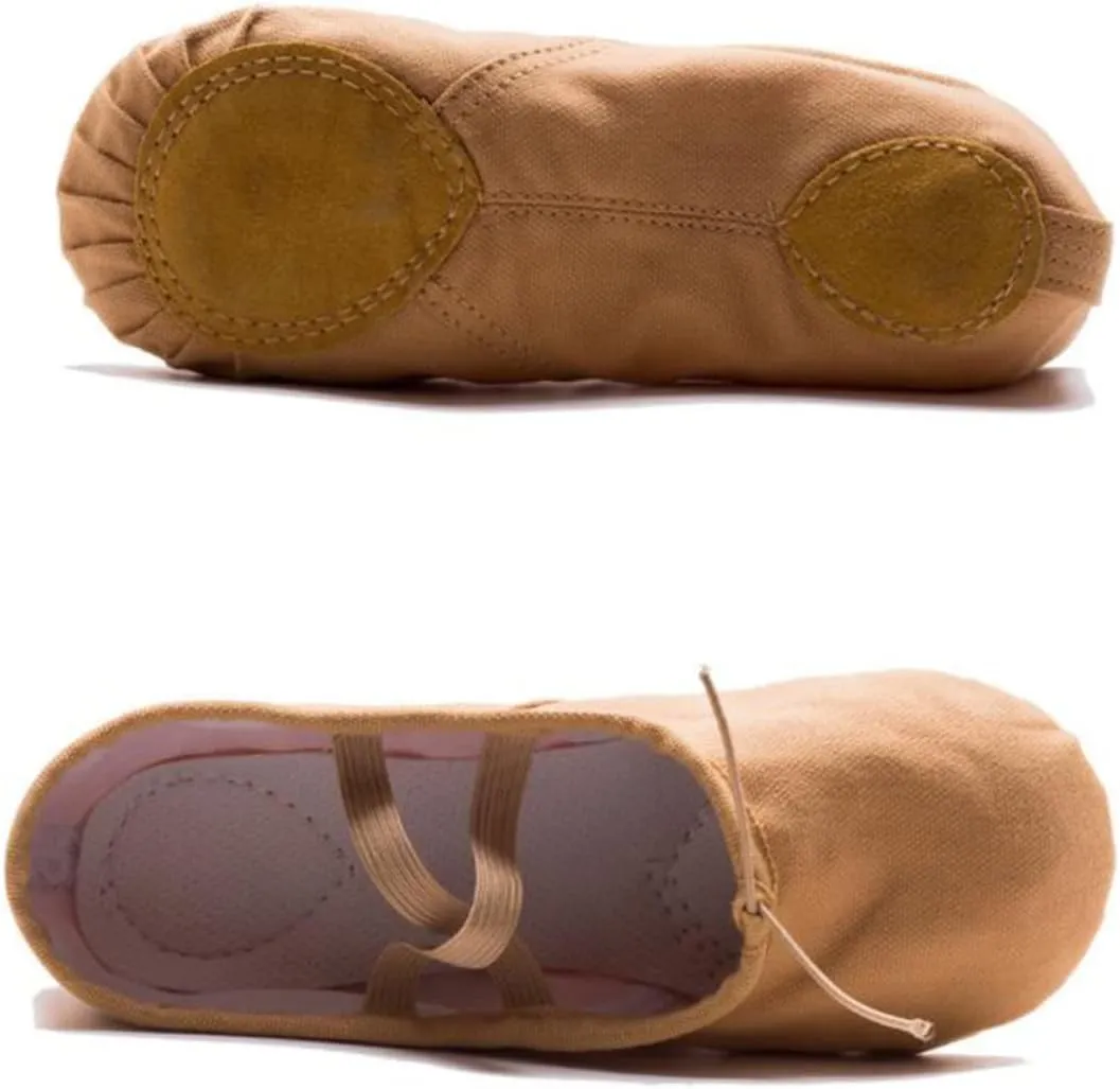 Amosfun Ballet Shoes 3 Pairs Aldult Girl Child Belly Dancing Shoes