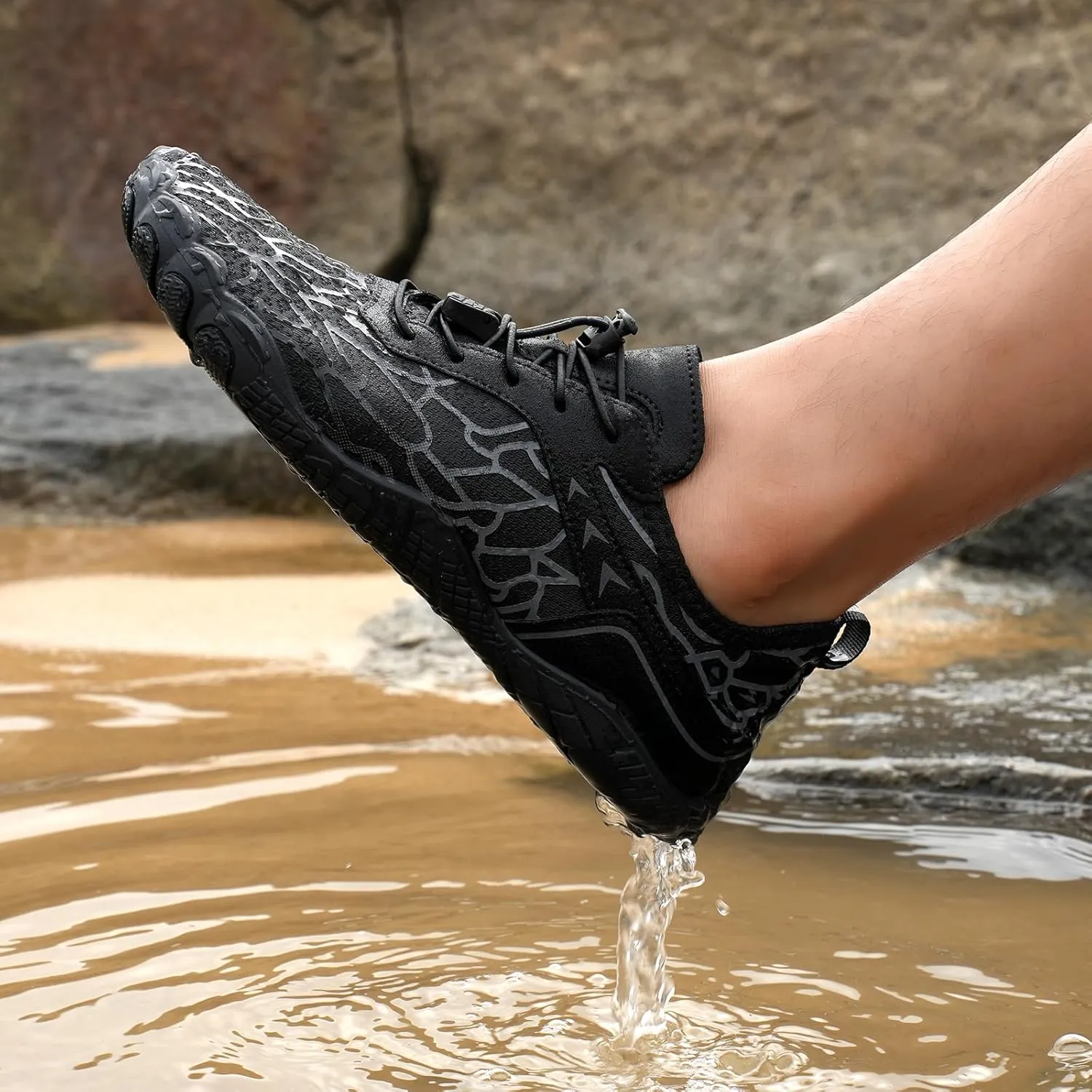 Barefoot Shoes for Women,Non-Slip Outdoor Shoes Quick-Drying Water Shoe for Men and Women Wide Toe Non Slip Sports Shoe Lightweight Waterproof Sneakers for Running