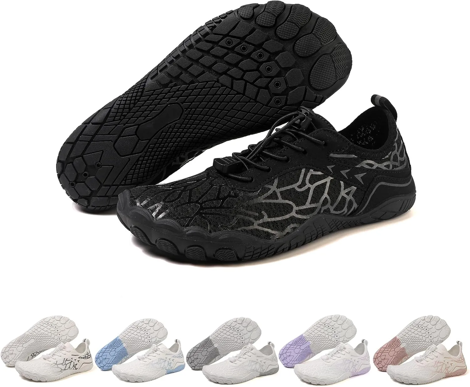 Barefoot Shoes for Women,Non-Slip Outdoor Shoes Quick-Drying Water Shoe for Men and Women Wide Toe Non Slip Sports Shoe Lightweight Waterproof Sneakers for Running