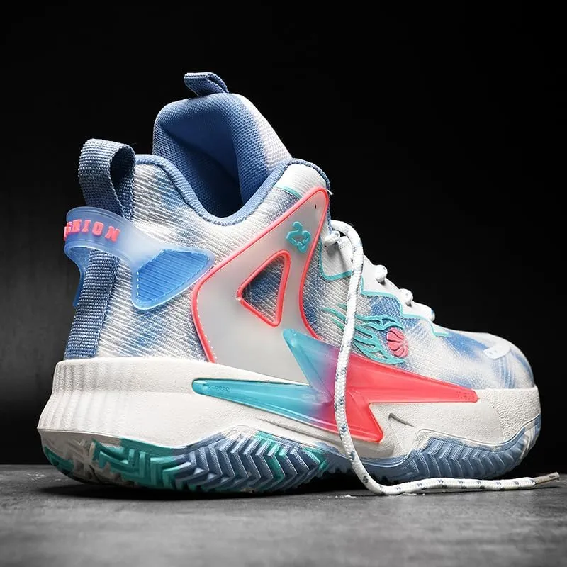 Basketball Shoes for Womens and Mens, Breathable Non Slip Outdoor Casual Unisex-Adult Fashion Sneakers
