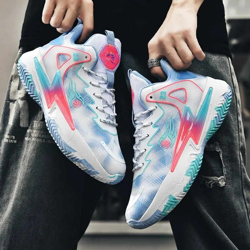 Basketball Shoes for Womens and Mens, Breathable Non Slip Outdoor Casual Unisex-Adult Fashion Sneakers