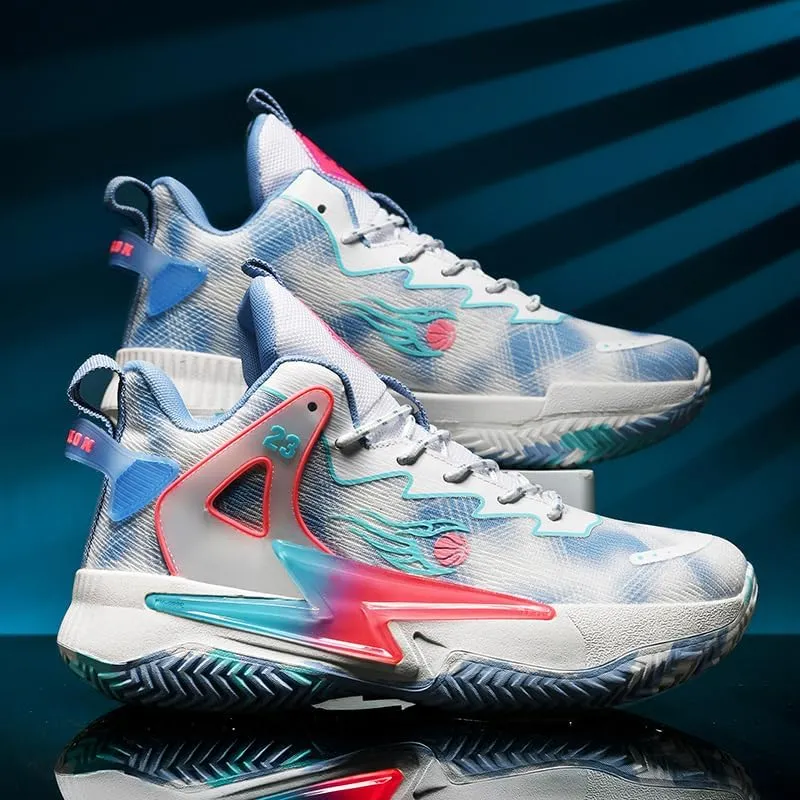 Basketball Shoes for Womens and Mens, Breathable Non Slip Outdoor Casual Unisex-Adult Fashion Sneakers
