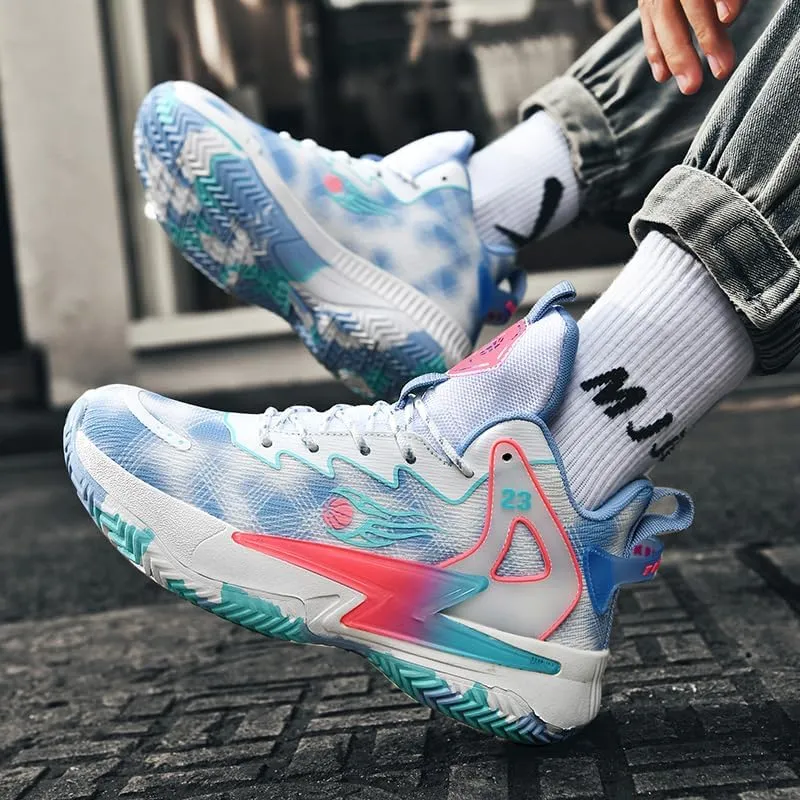 Basketball Shoes for Womens and Mens, Breathable Non Slip Outdoor Casual Unisex-Adult Fashion Sneakers