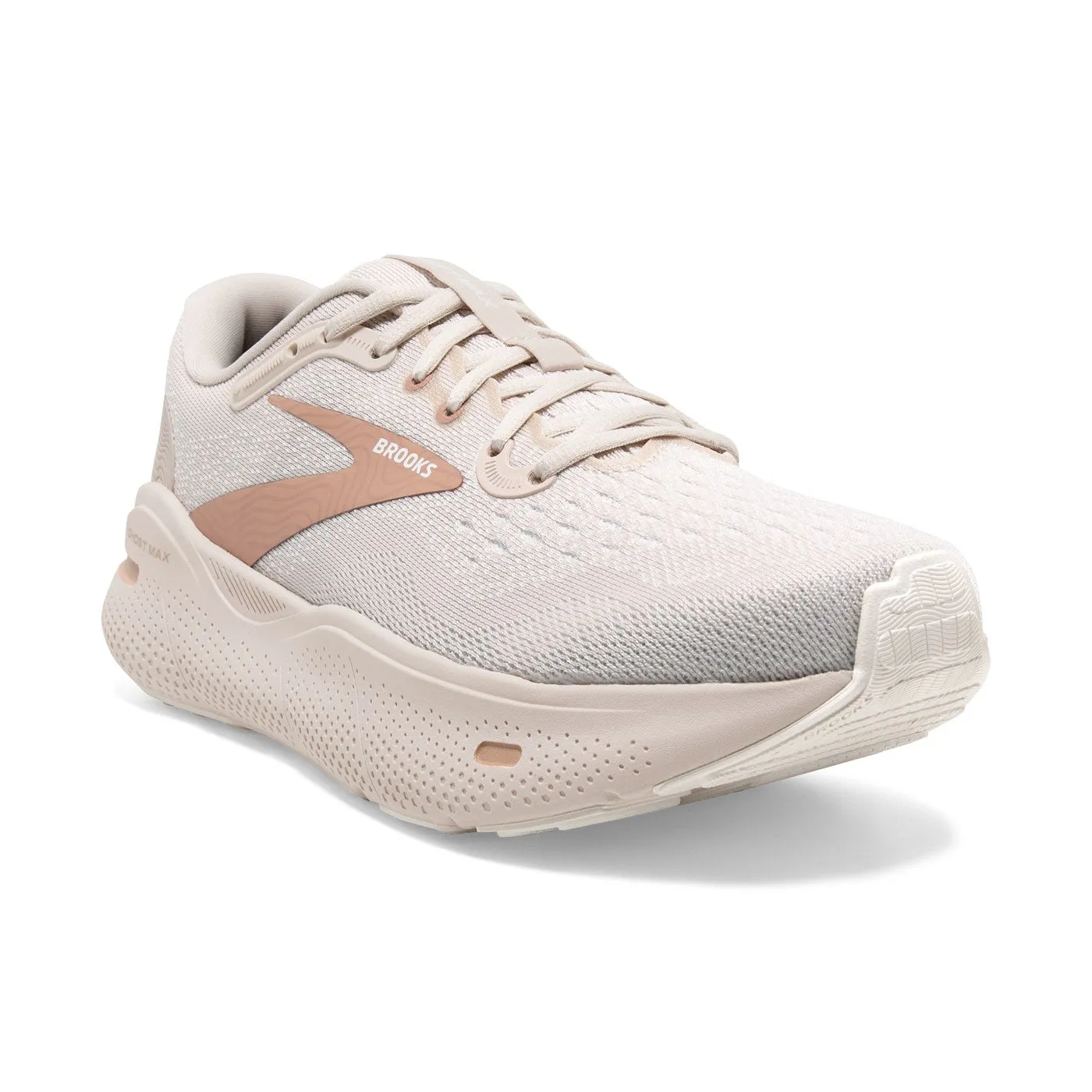 Brooks Womens Ghost Max-Crystal Gray/White/Tuscany (1203951B135)