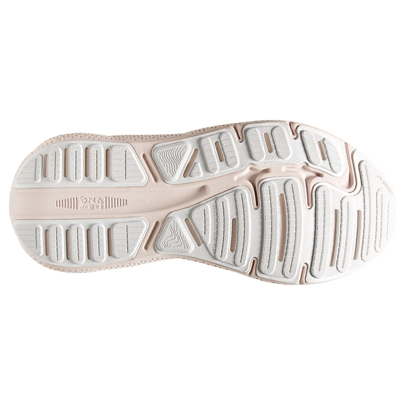 Brooks Womens Ghost Max-Crystal Gray/White/Tuscany (1203951B135)