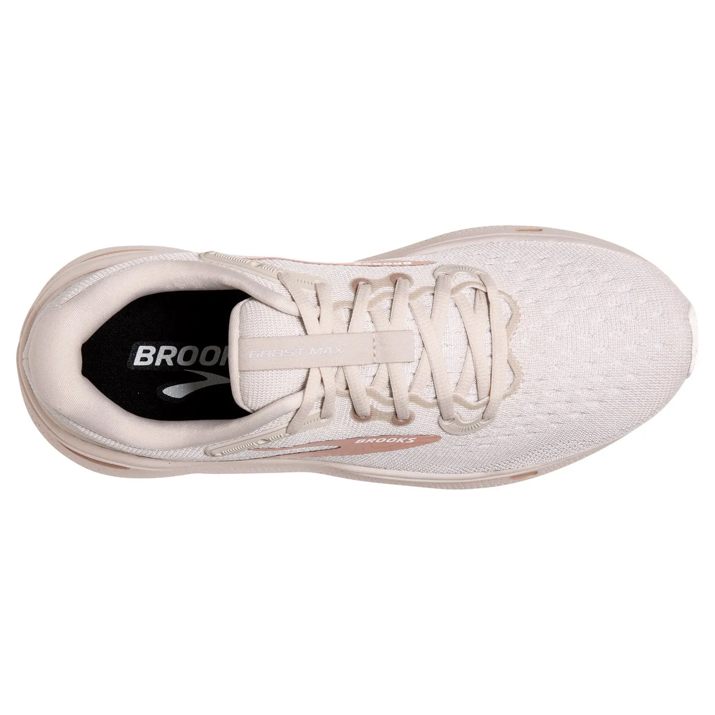 Brooks Womens Ghost Max-Crystal Gray/White/Tuscany (1203951B135)
