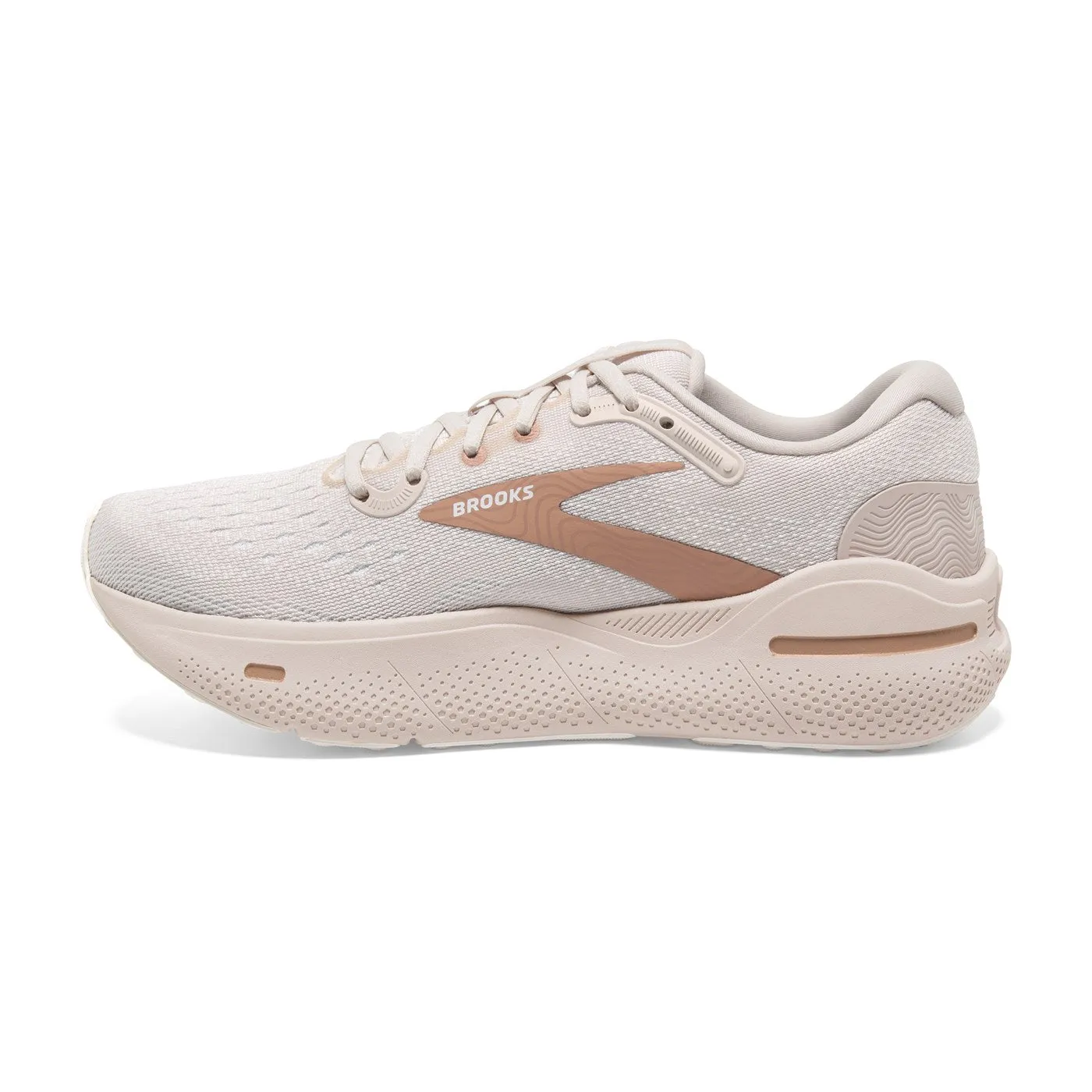 Brooks Womens Ghost Max-Crystal Gray/White/Tuscany (1203951B135)
