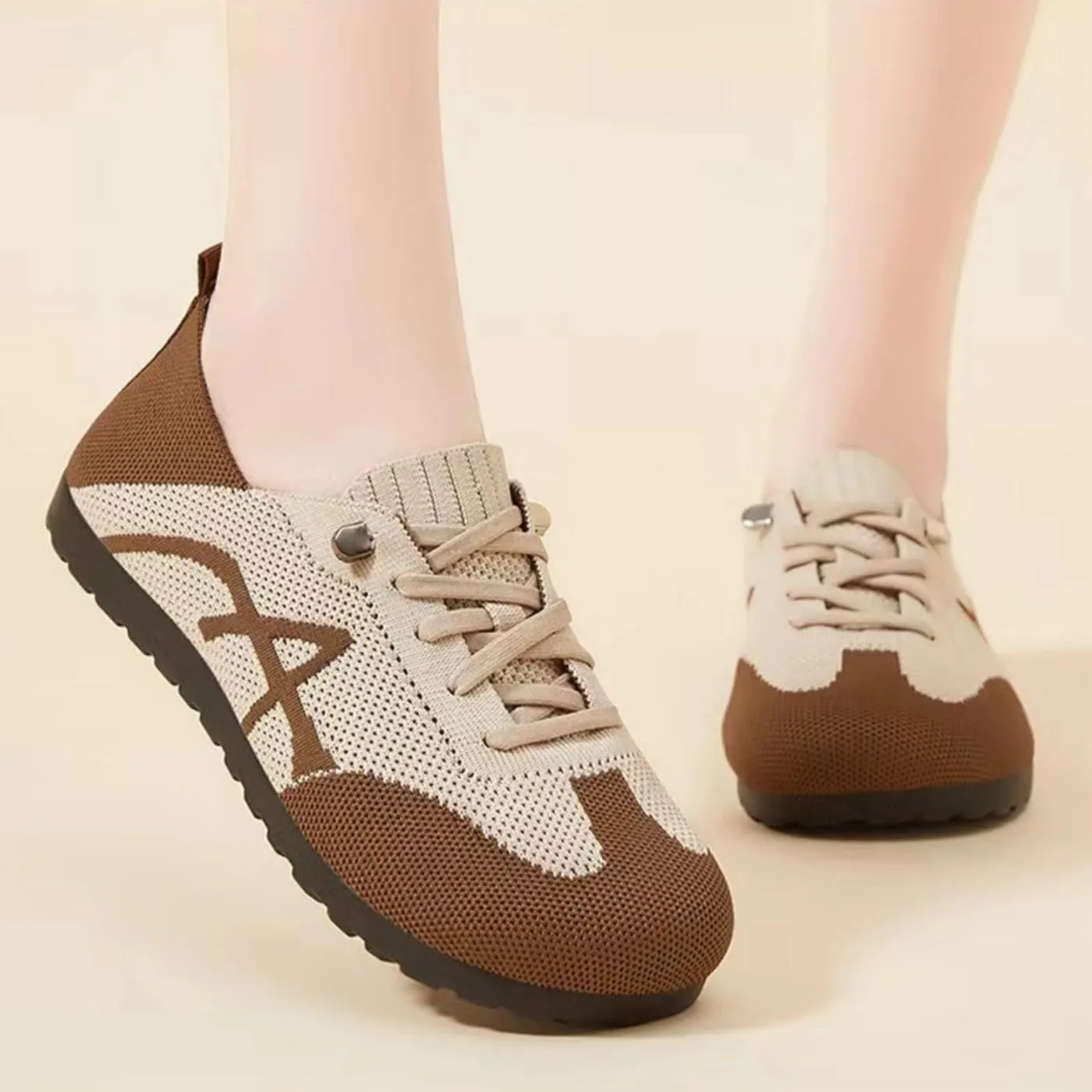 Canvas Chunky Sneakers for Women Non-Slip Comfort Walking Shoes Breathable Summer Casual Shoes