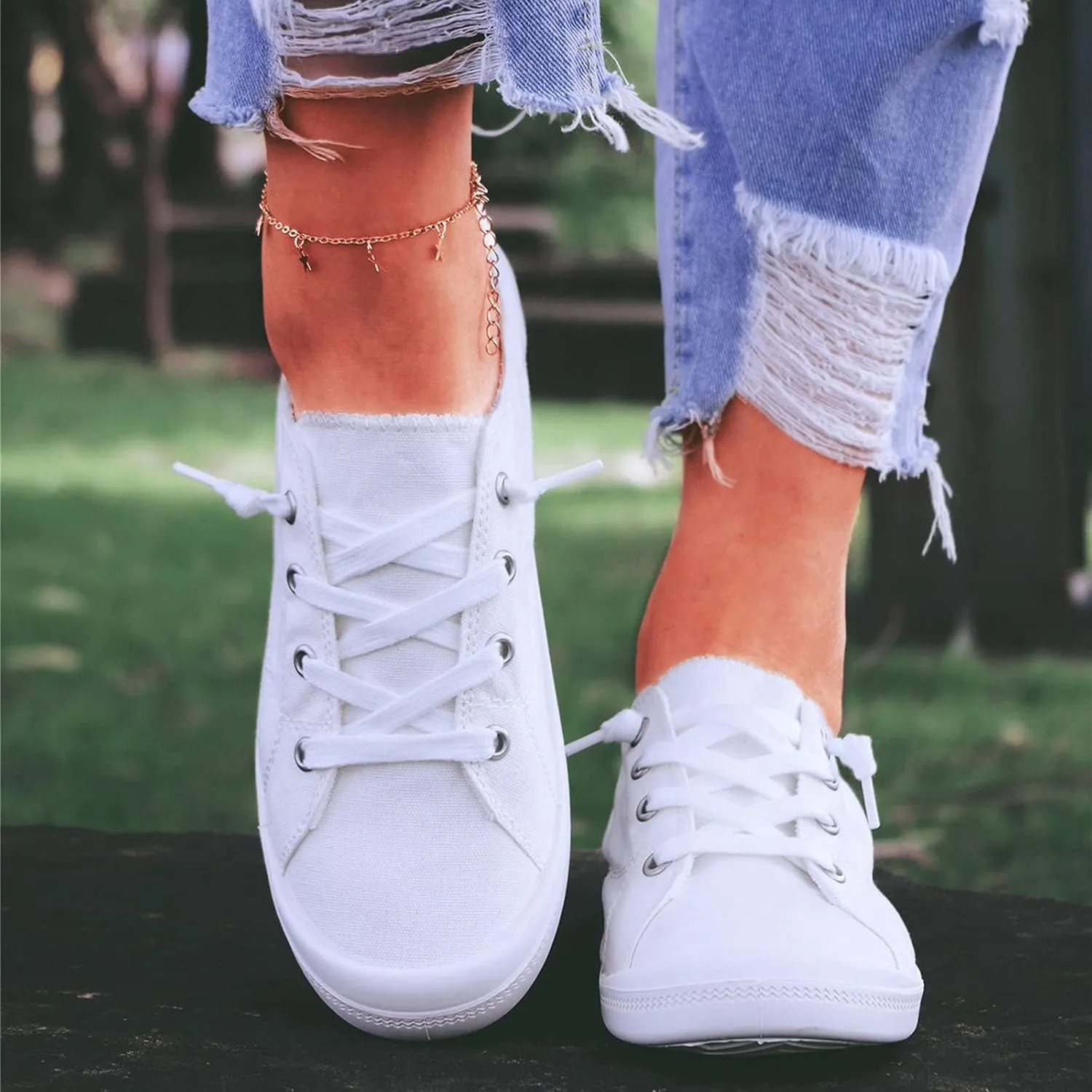 Casual Sneakers for Women Trendy Platform Women's Black Slip On Tennis Shoes Walking Shoes for Women Black Wedge Gym Shoes for Women Zapatos De Trabajo para Mujer Antideslizante Contra El Agua