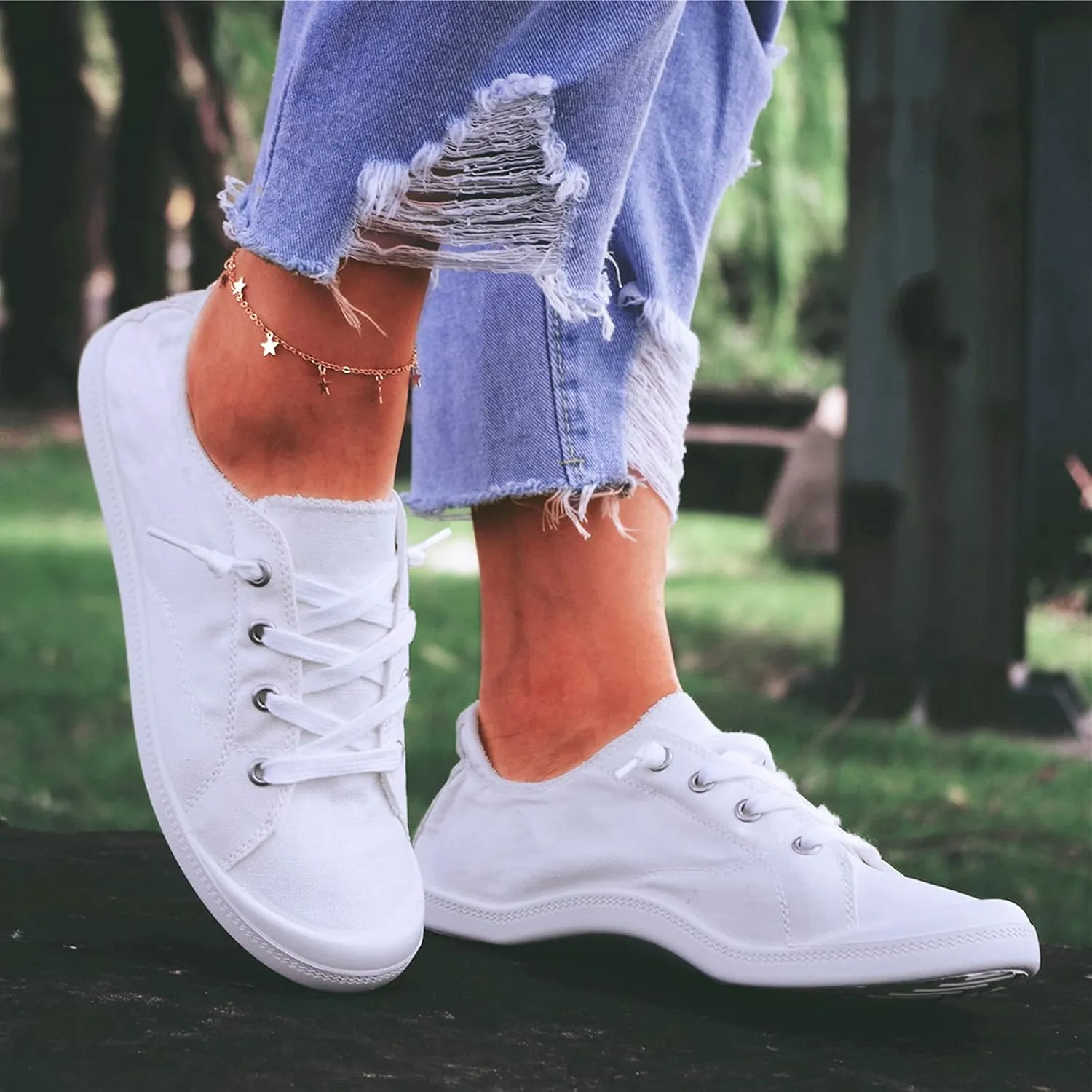 Casual Sneakers for Women Trendy Platform Women's Black Slip On Tennis Shoes Walking Shoes for Women Black Wedge Gym Shoes for Women Zapatos De Trabajo para Mujer Antideslizante Contra El Agua