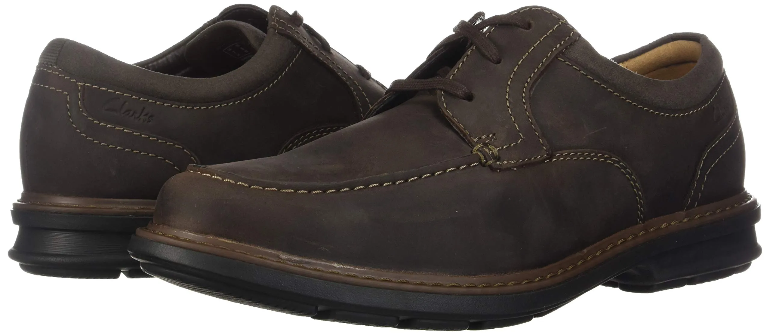 Clarks Men's Rendell Walk Oxford, Dark Brown Leather