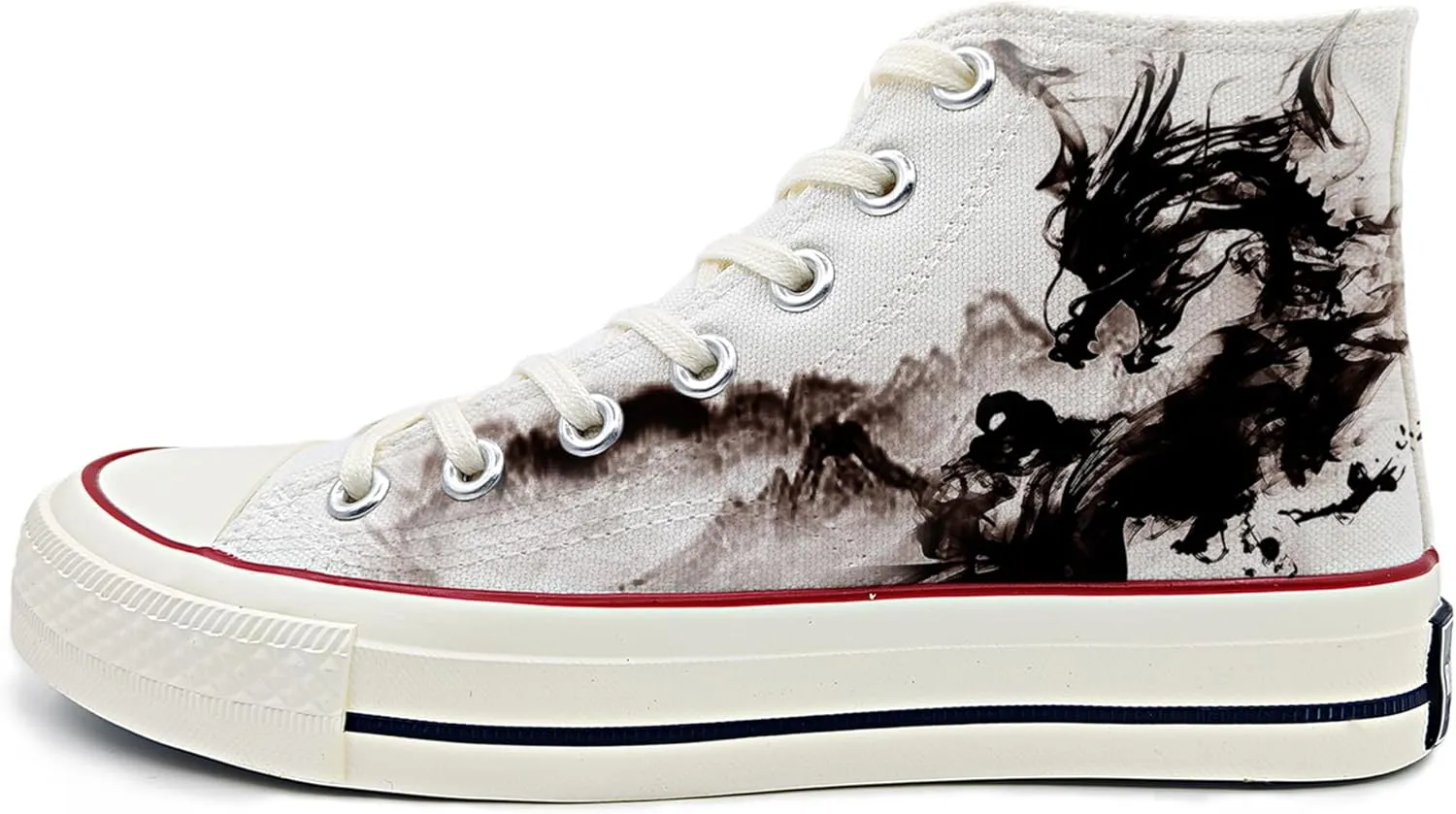 Customizable LOGO/pattern/text classic high-top canvas shoes couples casual shoes wear-resistant rubber sole thick cotton double-layer upper corporate gifts/group event customization unisex all-season versatile.