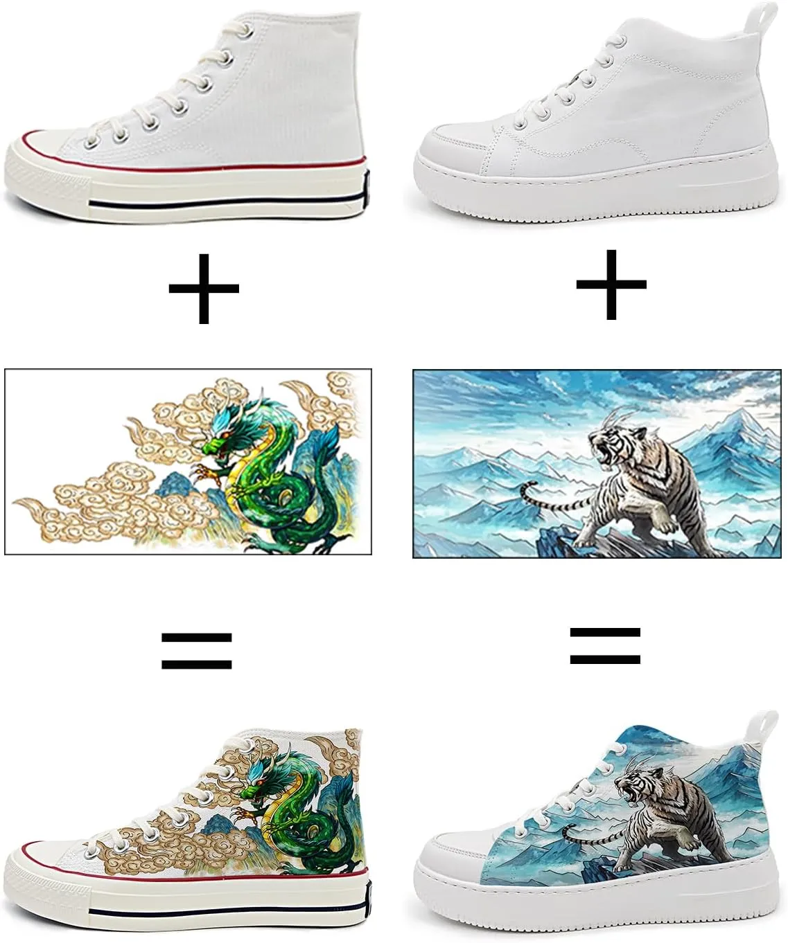 Customizable LOGO/pattern/text classic high-top canvas shoes couples casual shoes wear-resistant rubber sole thick cotton double-layer upper corporate gifts/group event customization unisex all-season versatile.