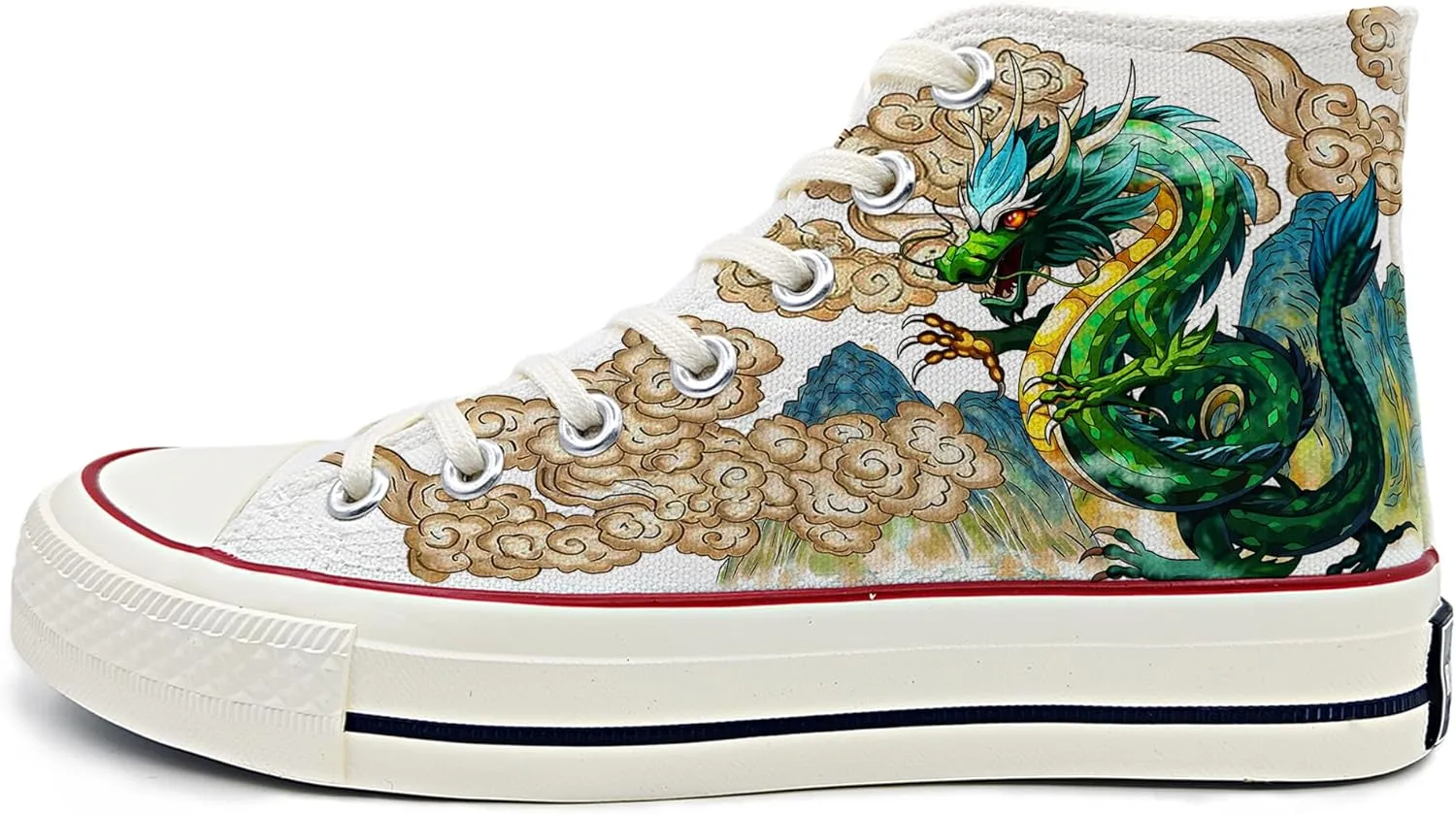 Customizable LOGO/pattern/text classic high-top canvas shoes couples casual shoes wear-resistant rubber sole thick cotton double-layer upper corporate gifts/group event customization unisex all-season versatile.