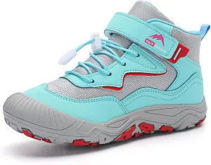 FLIOZY Hiking Boots Boys Girls Walking Shoes Kids Anti Collision Non Slip Hiking Boot Outdoor Trekking Walking Sneakers