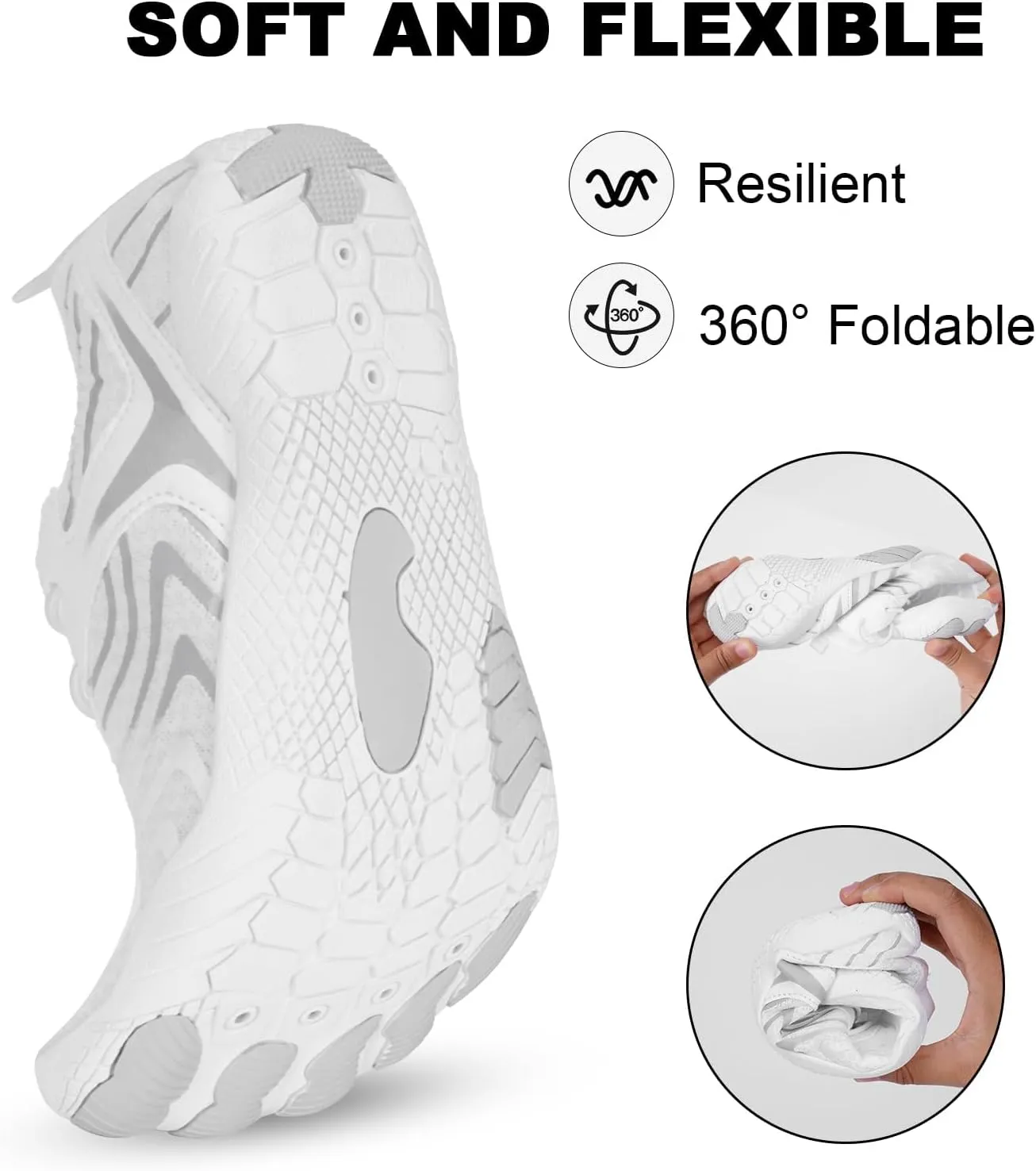 Hike Barefoot Shoes Womens Mens Pro Water Wide Toe Box Non-Slip Breathable Footwear Healthy Unisex Athletic Hiking Neuropathy Grounded Comfort Wear Quick Drying Swim Beach Aqua Sport Diving