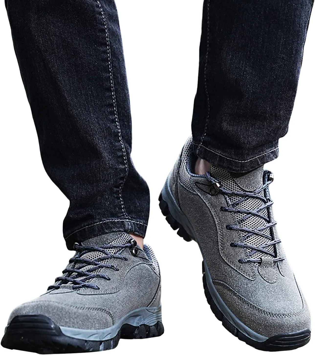 Hiking Shoes Men Outdoor Shoes Non-Slip Trailing Camping Trekking Sneakers Walking Shoes Casual Work Shoes Hiking Sneakers