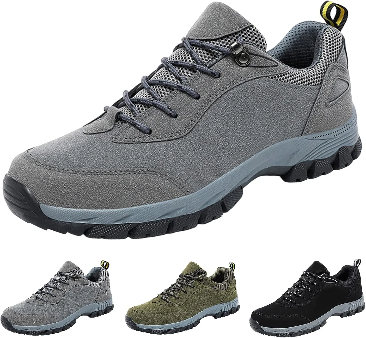 Hiking Shoes Men Outdoor Shoes Non-Slip Trailing Camping Trekking Sneakers Walking Shoes Casual Work Shoes Hiking Sneakers