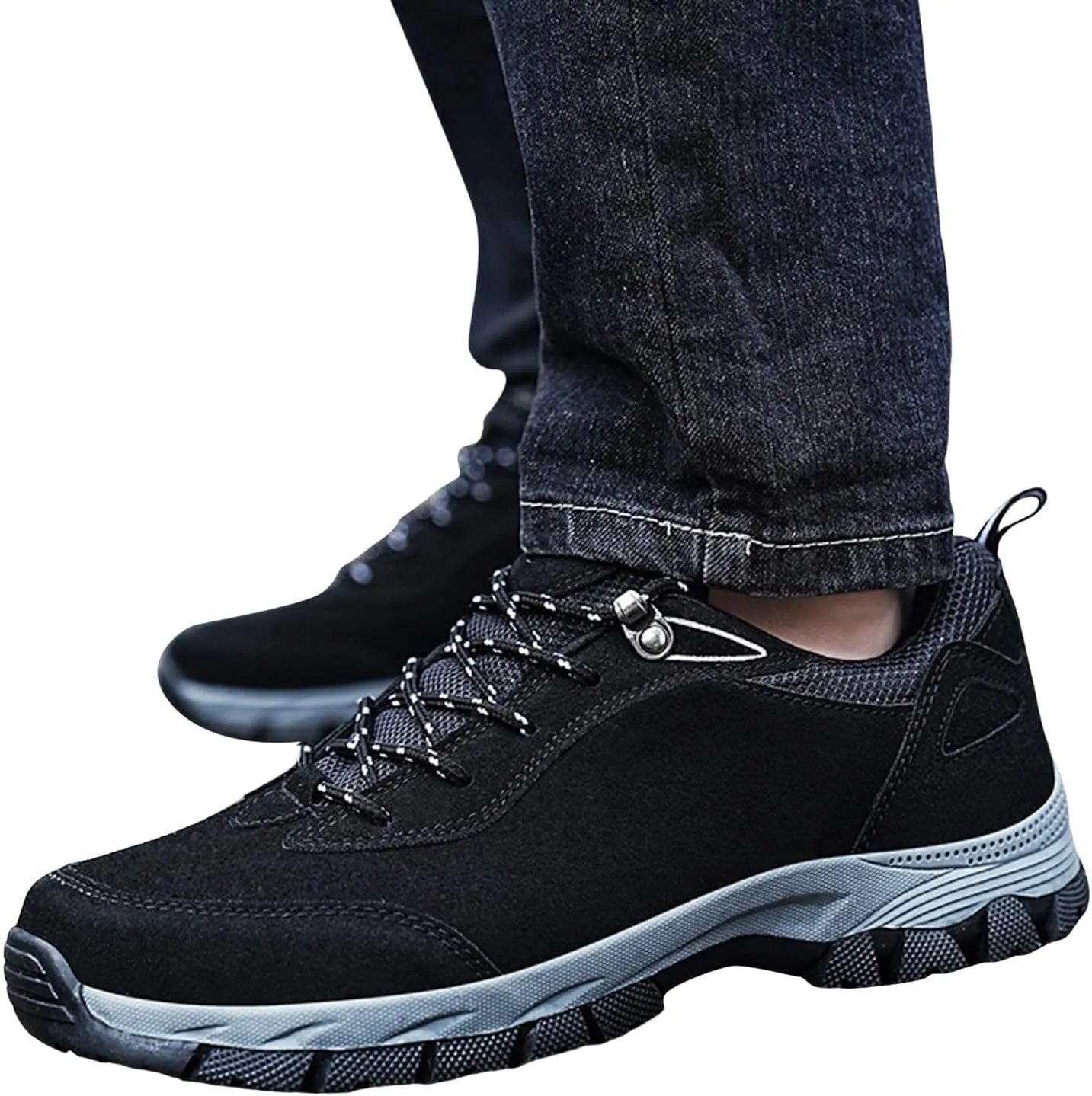 Hiking Shoes Men Outdoor Shoes Non-Slip Trailing Camping Trekking Sneakers Walking Shoes Casual Work Shoes Hiking Sneakers