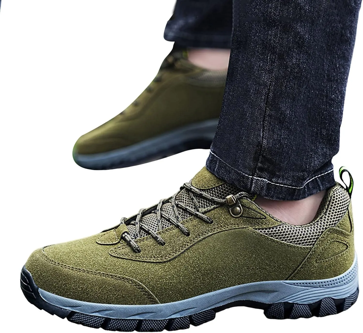 Hiking Shoes Men Outdoor Shoes Non-Slip Trailing Camping Trekking Sneakers Walking Shoes Casual Work Shoes Hiking Sneakers