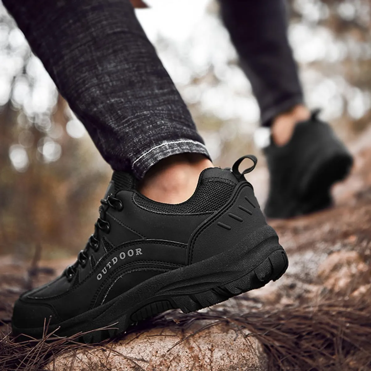 Hiking Shoes Mens Waterproof Mountain Trekking Shoes Men Breathable Walking Shoes Outdoor Sports Running Camping Climbing