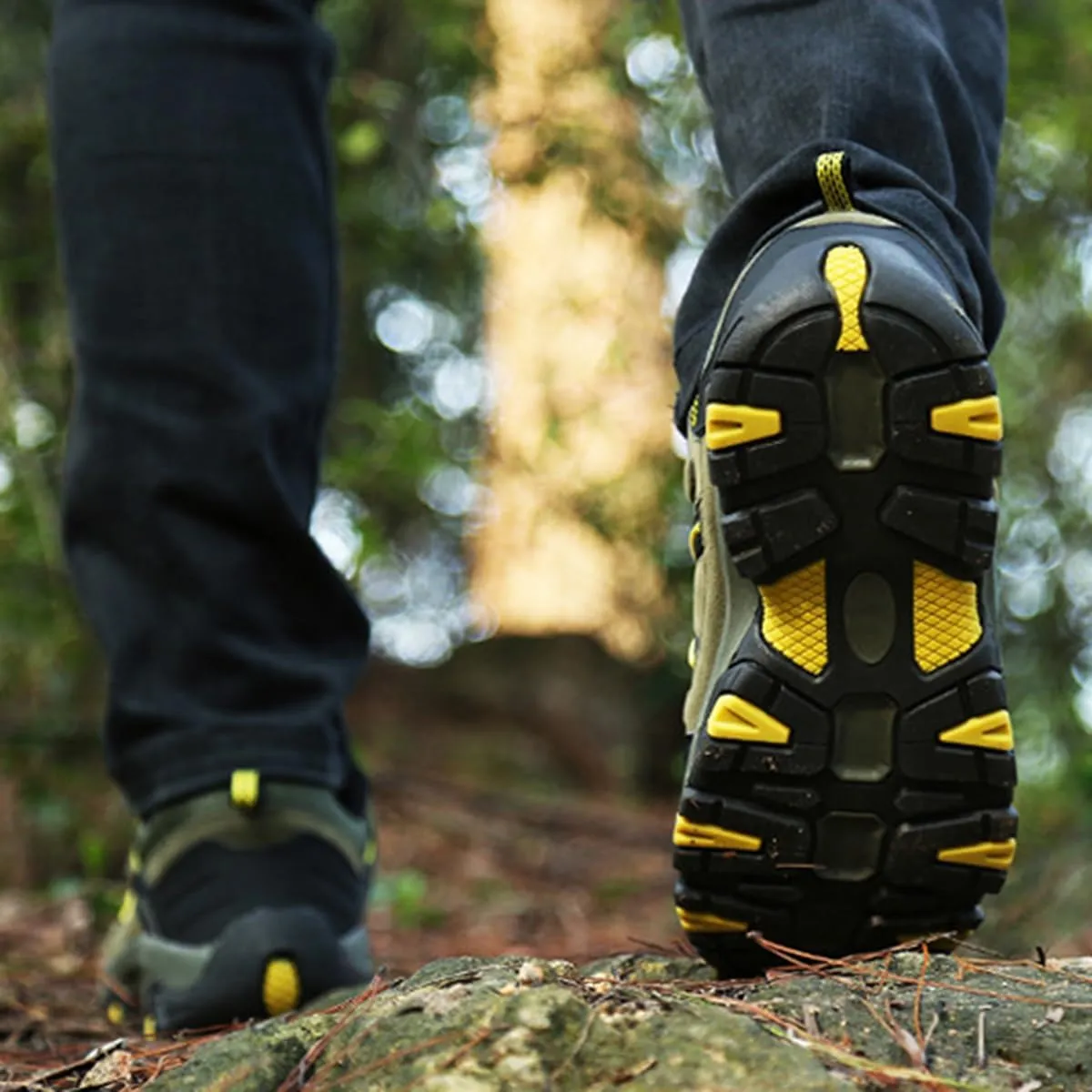 Hiking Shoes Mens Waterproof Mountain Trekking Shoes Men Breathable Walking Shoes Outdoor Sports Running Camping Climbing