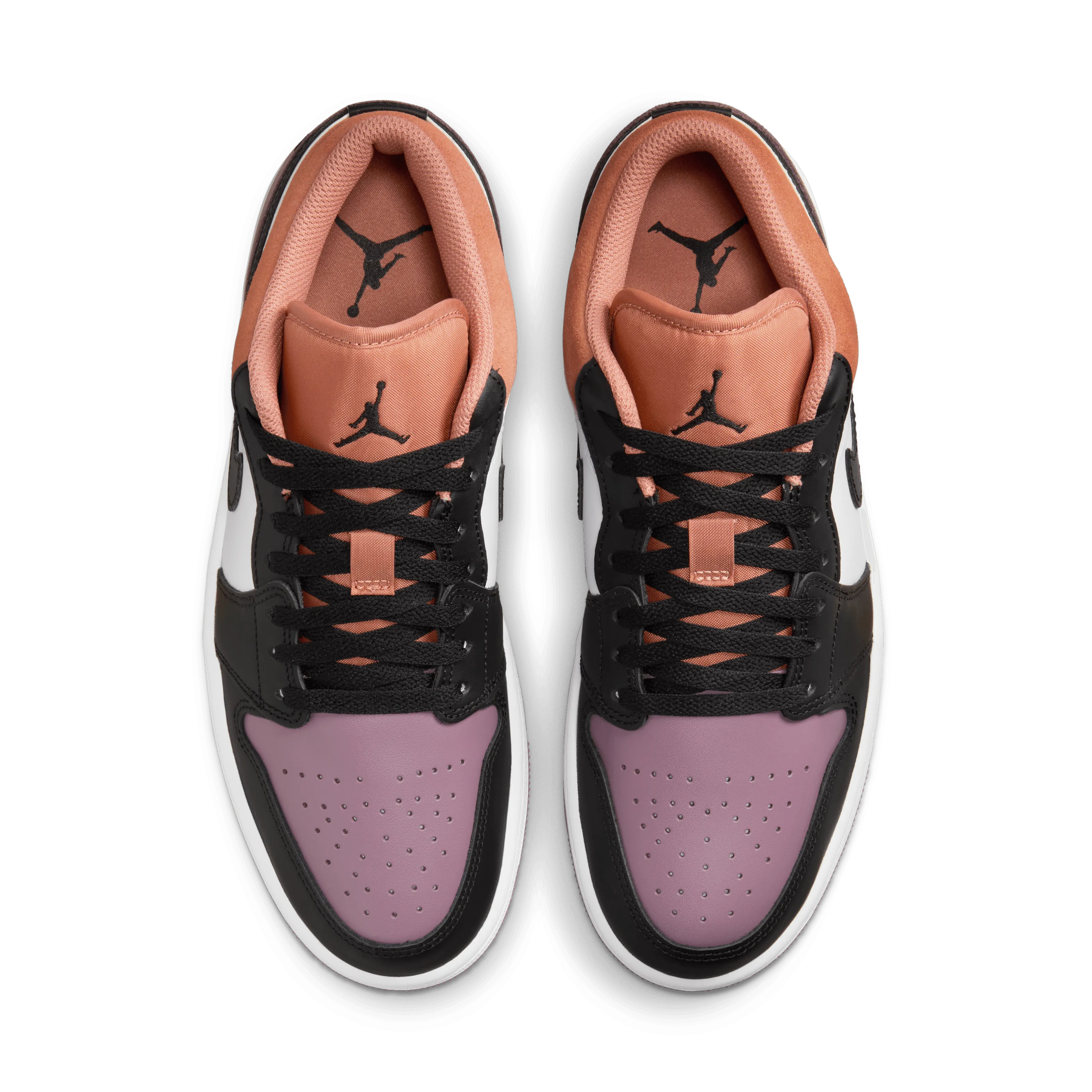 Jordan - Men - Air Jordan 1 Low SE - White/Black/Orange/Mauve
