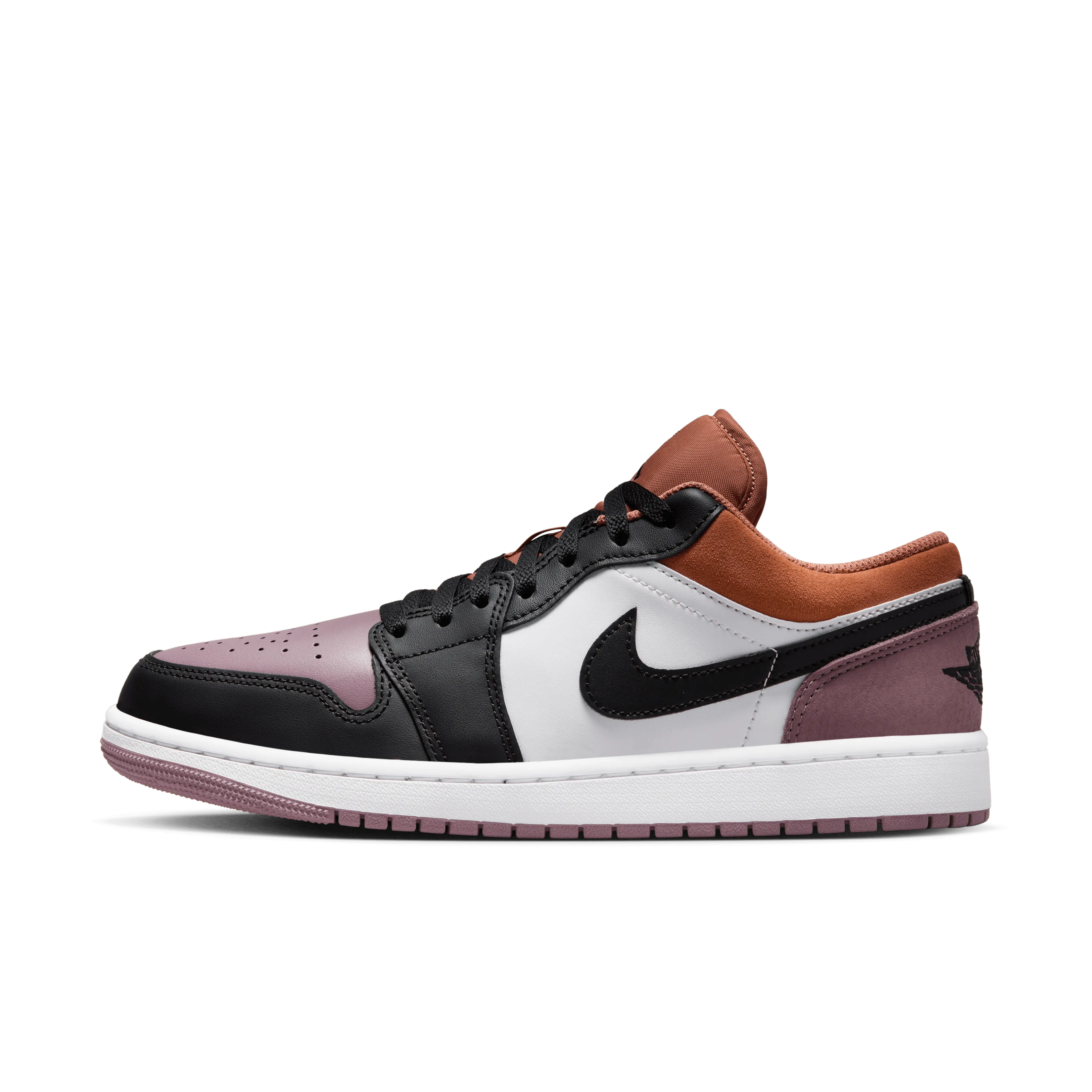 Jordan - Men - Air Jordan 1 Low SE - White/Black/Orange/Mauve