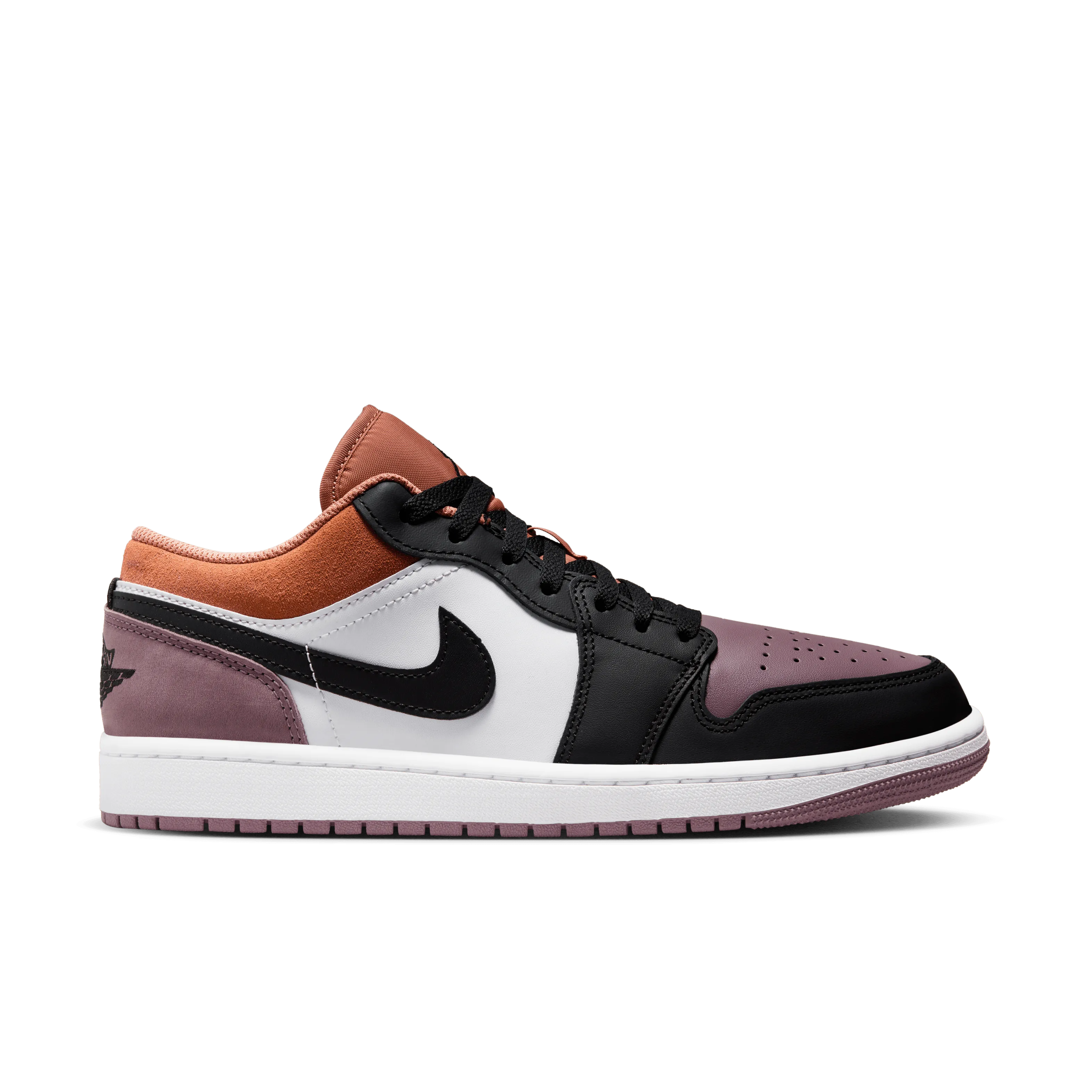 Jordan - Men - Air Jordan 1 Low SE - White/Black/Orange/Mauve