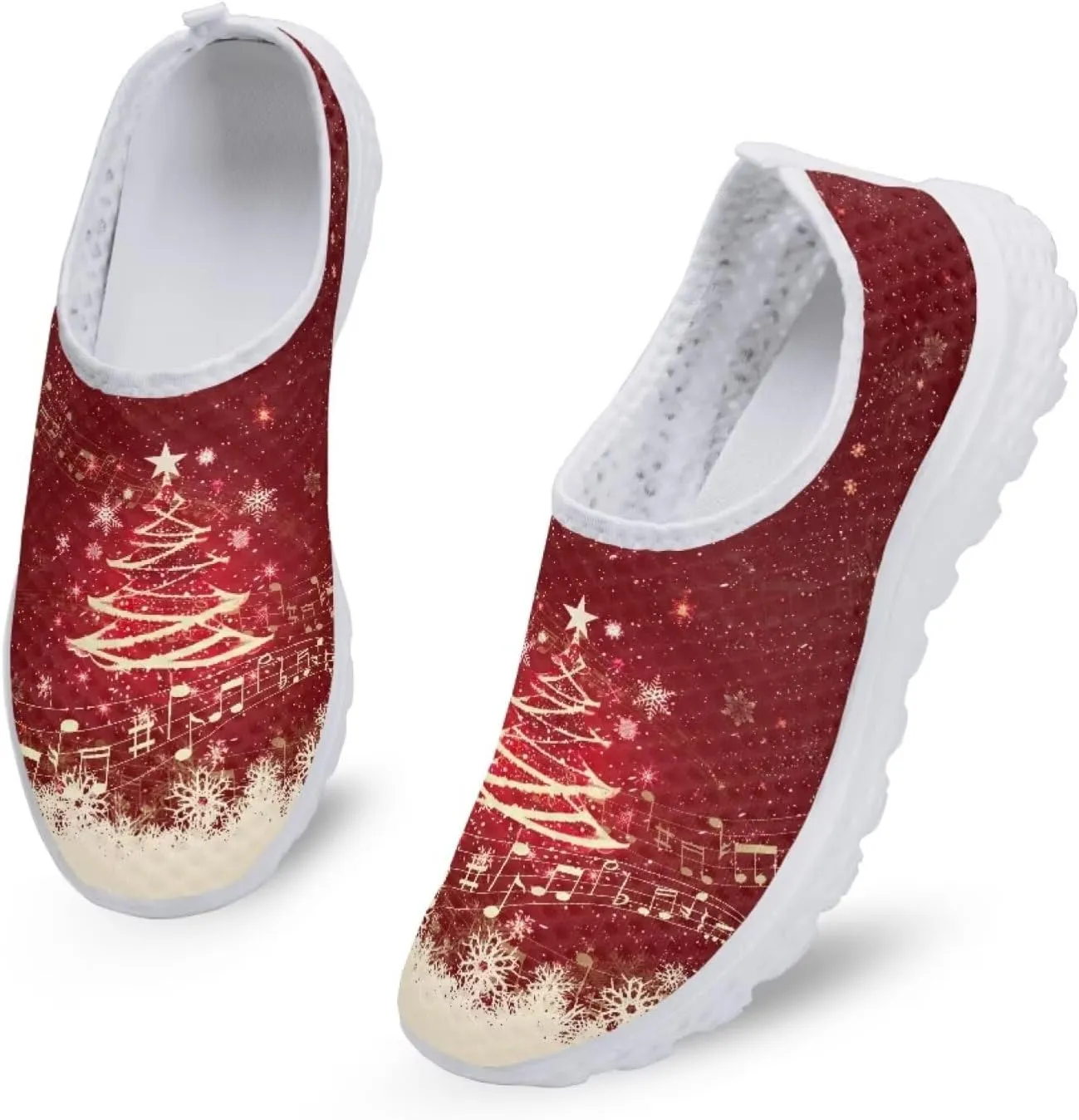 KEIAHUAN Running Shoes Womens Lightweight Athletic Running Shoes Breathable Casual Mesh Flats Sneakers