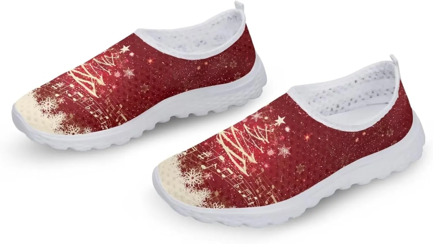 KEIAHUAN Running Shoes Womens Lightweight Athletic Running Shoes Breathable Casual Mesh Flats Sneakers