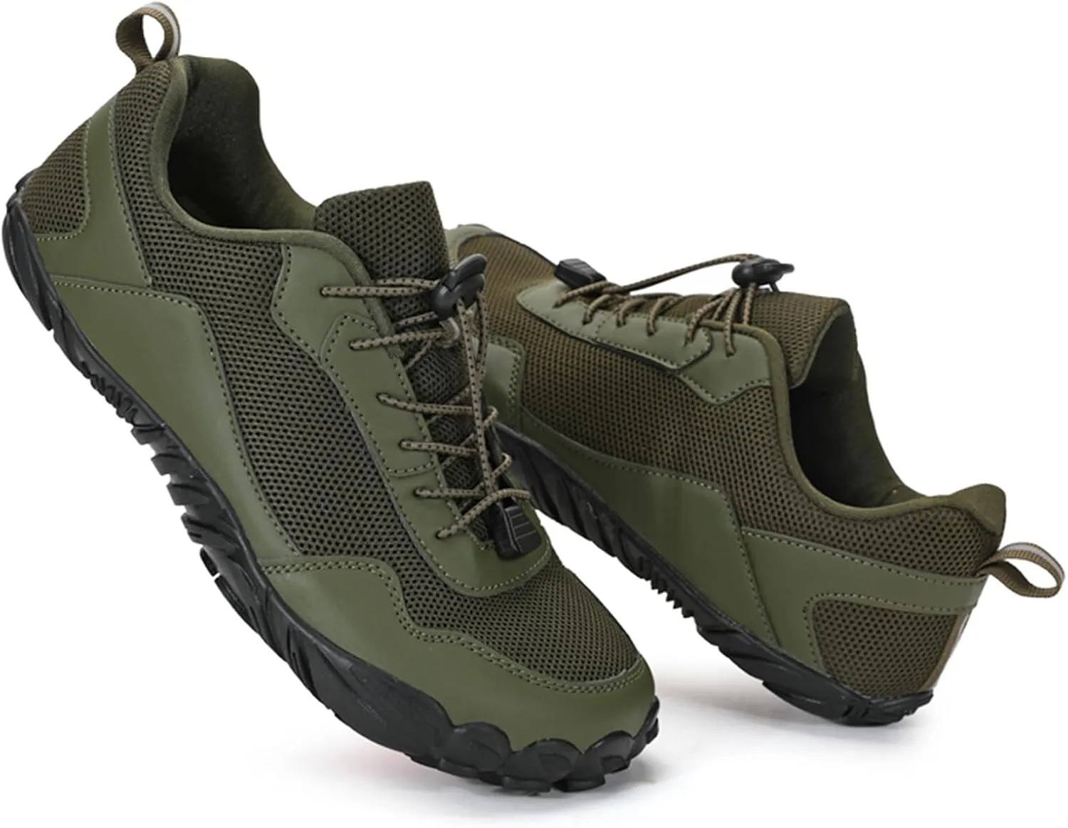 Men's Barefoot Shoes Minimalist Wide Toe Trail Running Shoes Breathable Cross Training Shoe for Gym Climbing Hiking