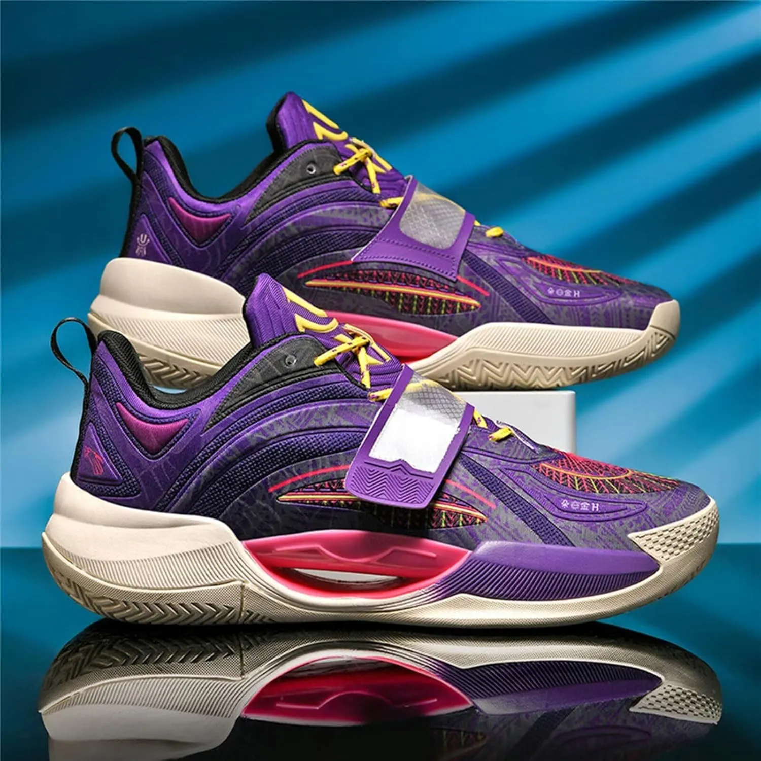 Men's Basketball Shoes for Women Breathable Non Slip Fashionable Comfortable Training Shoes Outdoor Sneakers
