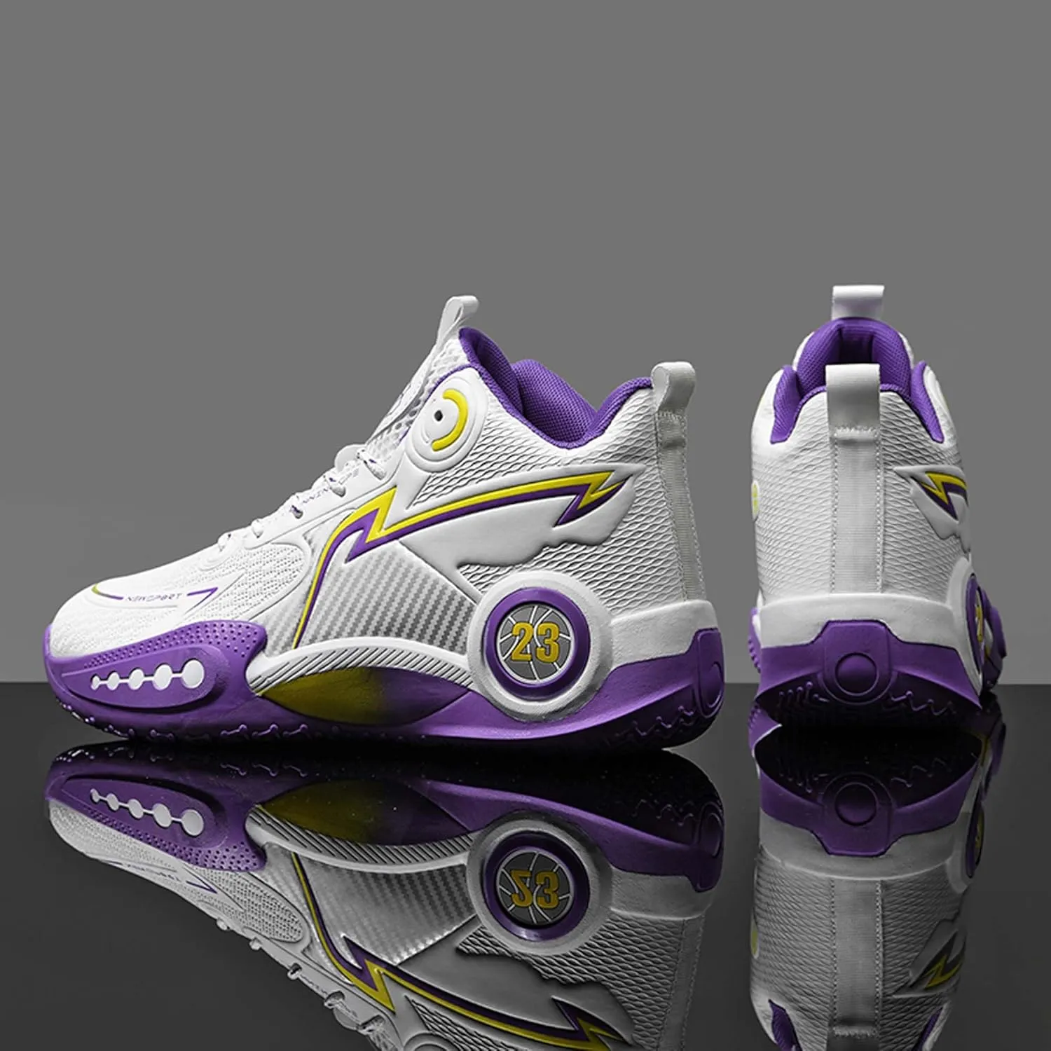 Mens Basketball Shoes Waterproof Durable Lightweight Loose Breathable Sneakers