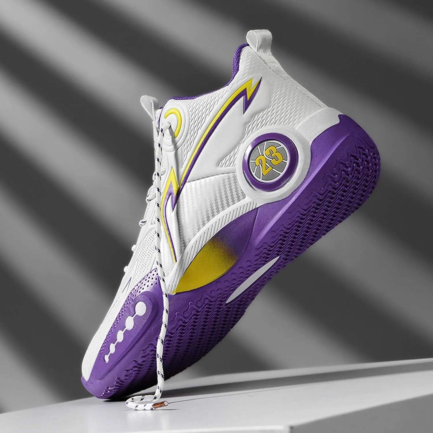 Mens Basketball Shoes Waterproof Durable Lightweight Loose Breathable Sneakers