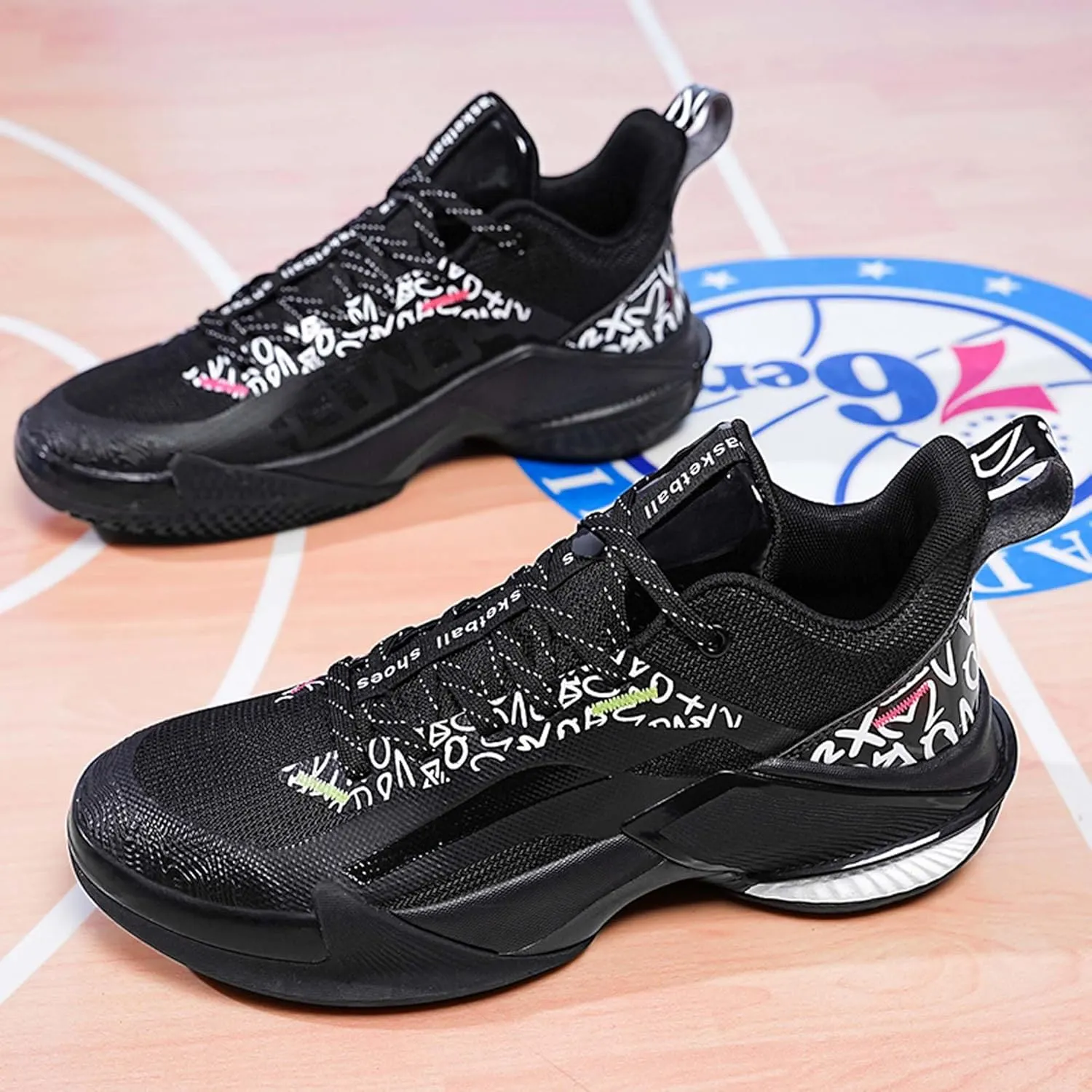 Mens Basketball Sneakers Team Sneakers Comfortable Competition Shoes Sneakers