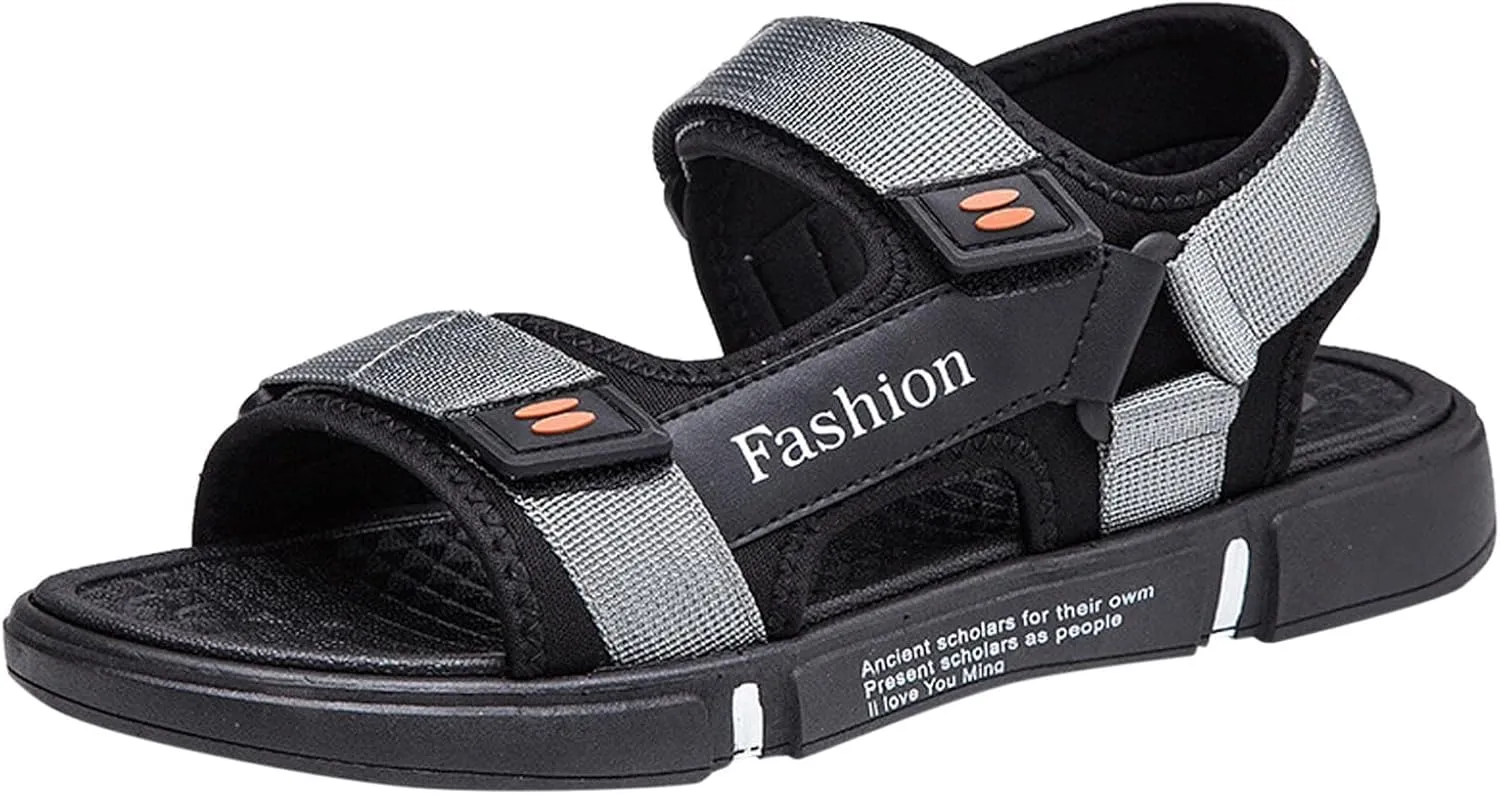 Men'S Couple Sandals Summer New Trend Sports And Leisure Purpose Slippers Non Slip Outdoor Wearing Beach Shoes