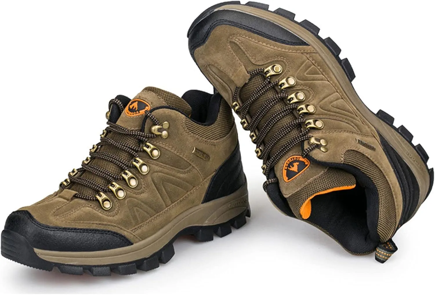 Men's Hiking Boots Low-top Spoty Travel Non-Slip Climbing Trekking Trail Shoes for Women