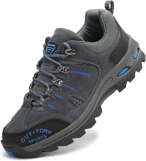 Mens Hiking Shoes Non-Slip Hiking Boots Mens Extra Wide Fit Hiking Shoes Thick Sole Shock Outdoor Climbing Walking Camping Size 6-12