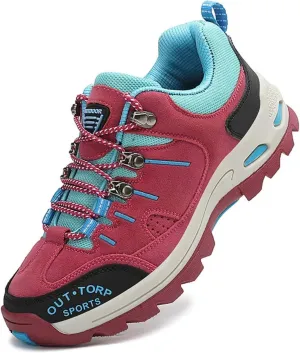 Mens Hiking Shoes Non-Slip Hiking Boots Mens Extra Wide Fit Hiking Shoes Thick Sole Shock Outdoor Climbing Walking Camping Size 6-12