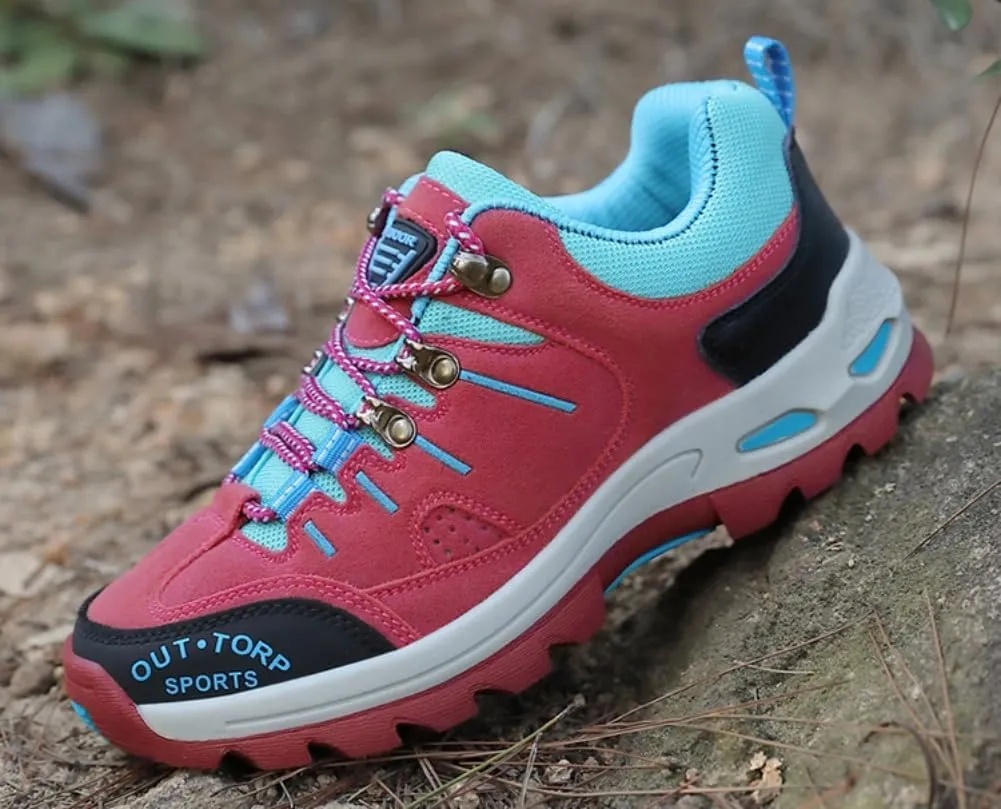 Mens Hiking Shoes Non-Slip Hiking Boots Mens Extra Wide Fit Hiking Shoes Thick Sole Shock Outdoor Climbing Walking Camping Size 6-12