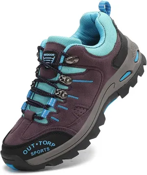 Mens Hiking Shoes Non-Slip Hiking Boots Mens Extra Wide Fit Hiking Shoes Thick Sole Shock Outdoor Climbing Walking Camping Size 6-12