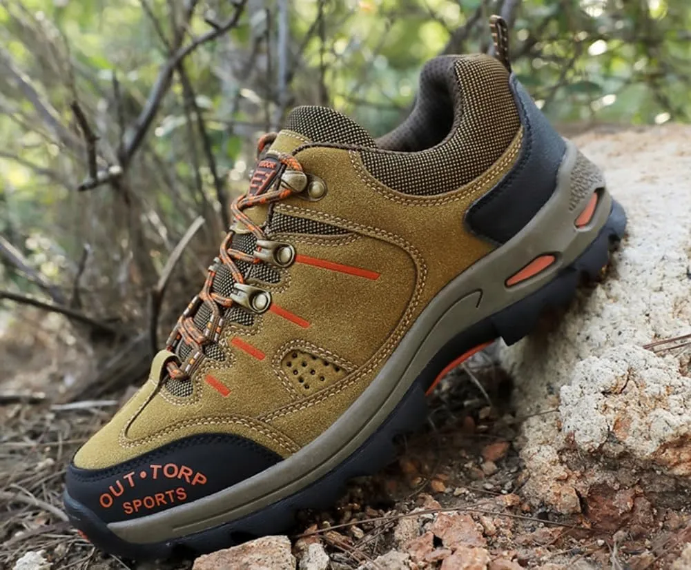Mens Hiking Shoes Non-Slip Hiking Boots Mens Extra Wide Fit Hiking Shoes Thick Sole Shock Outdoor Climbing Walking Camping Size 6-12