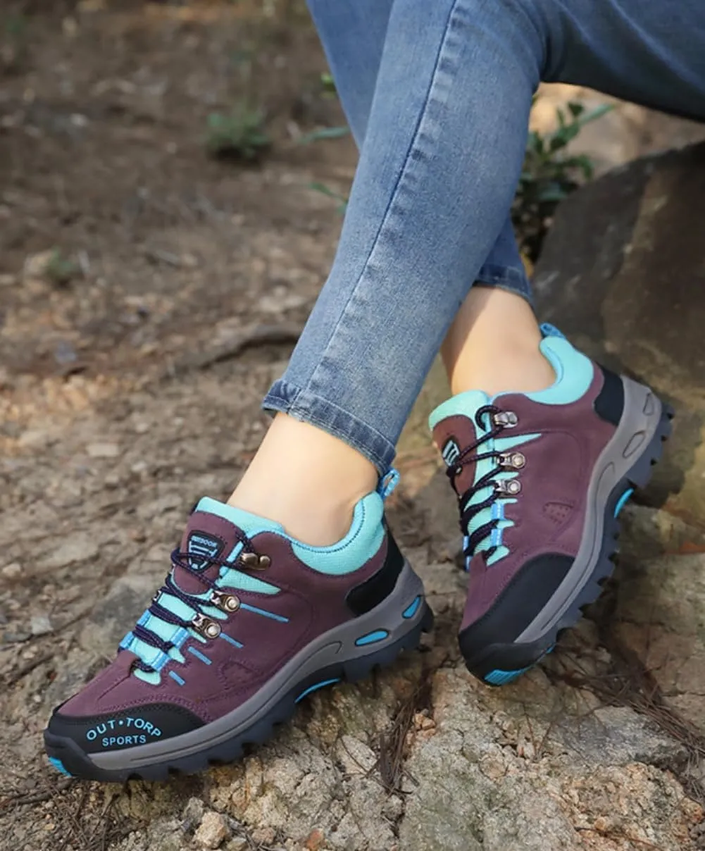 Mens Hiking Shoes Non-Slip Hiking Boots Mens Extra Wide Fit Hiking Shoes Thick Sole Shock Outdoor Climbing Walking Camping Size 6-12